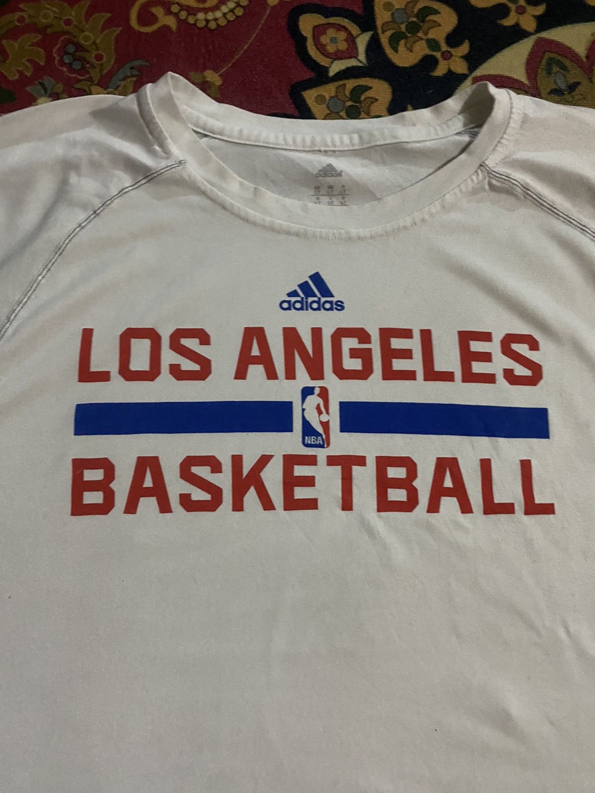 Adidas Vintage Y2k Adidas NBA Los Angeles Jersey XL Size US XL / EU 56 / 4 - 3 Thumbnail