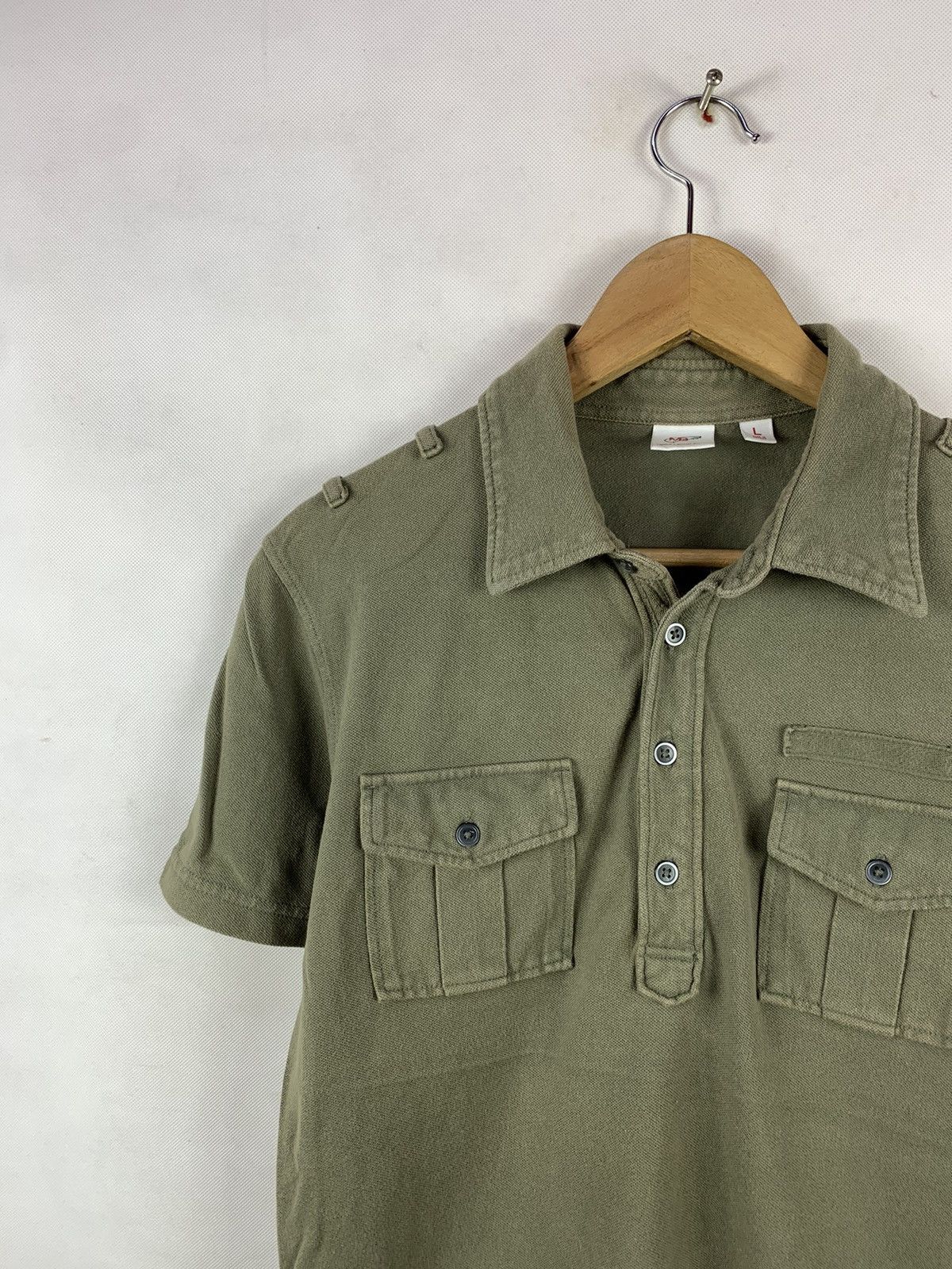 Michael Bastian Steals! Uniqlo Michael Bastian Double Pocket Army Polo Tee Size US M / EU 48-50 / 2 - 3 Thumbnail