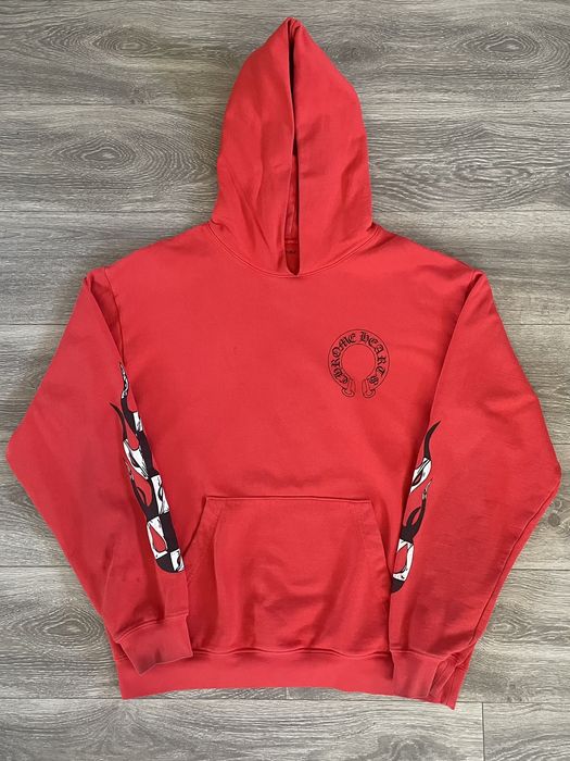 Chrome Hearts Chrome Hearts Matty Boy Red Chomper Hoodie | Grailed