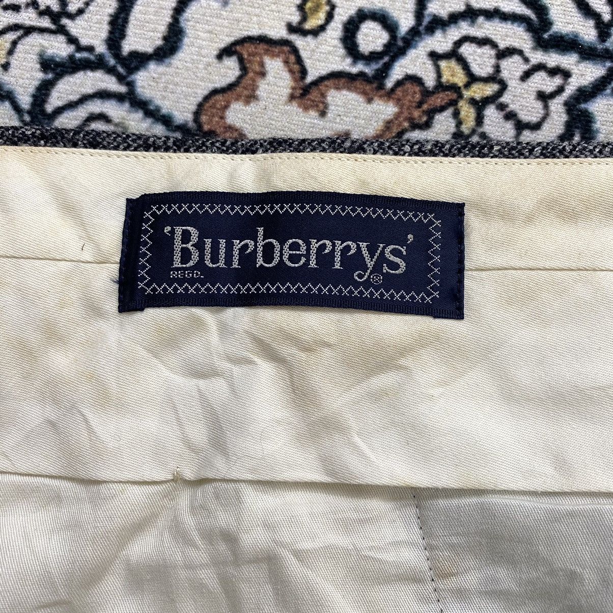 Burberry × Vintage Vintage BURBERRYS LONDON Wool Straight Cut Casual Trousers Size US 31 - 5 Thumbnail
