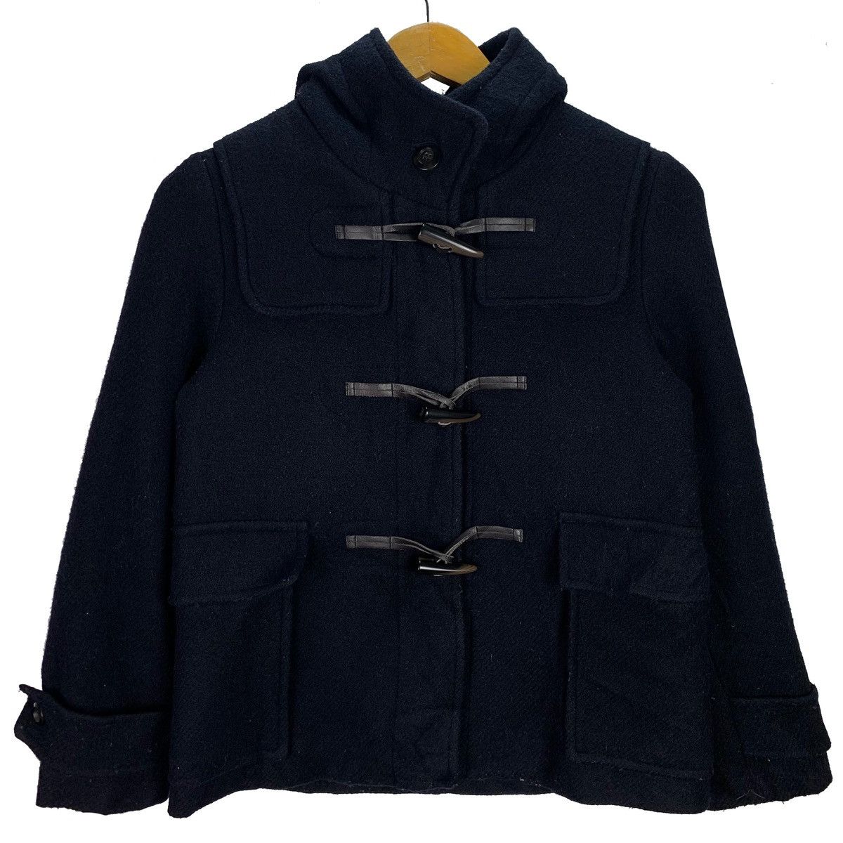 GU × Vintage Vitnage GU Duffle Hooded Jacket Size US S / EU 44-46 / 1 - 1 Thumbnail