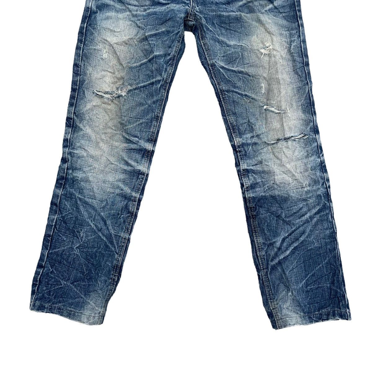If Six Was Nine × Japanese Brand × Le Grande Bleu (L.G.B.) VINTAGE BORN JEANS STONE WASHED DISTRESSED DENIM PANTS Size US 31 - 5 Thumbnail