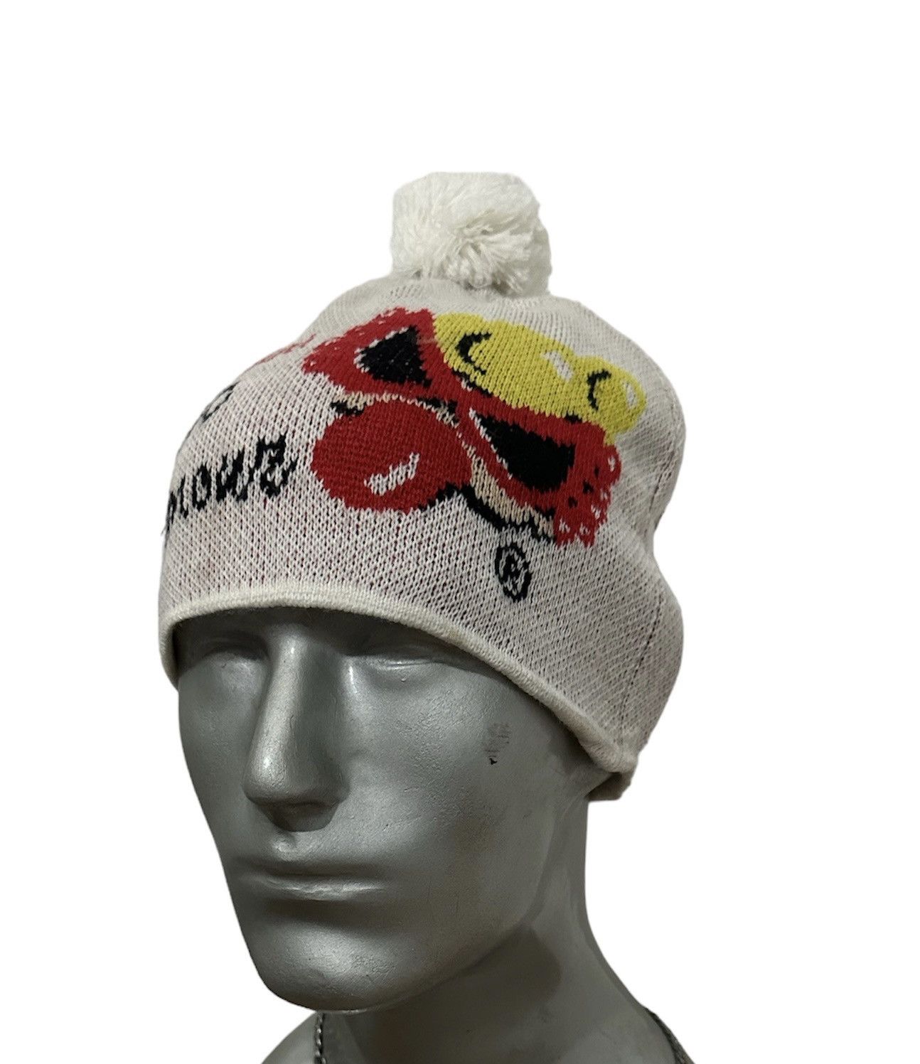 image of Hysteric Glamour Beanie Hats in Bone, Men's