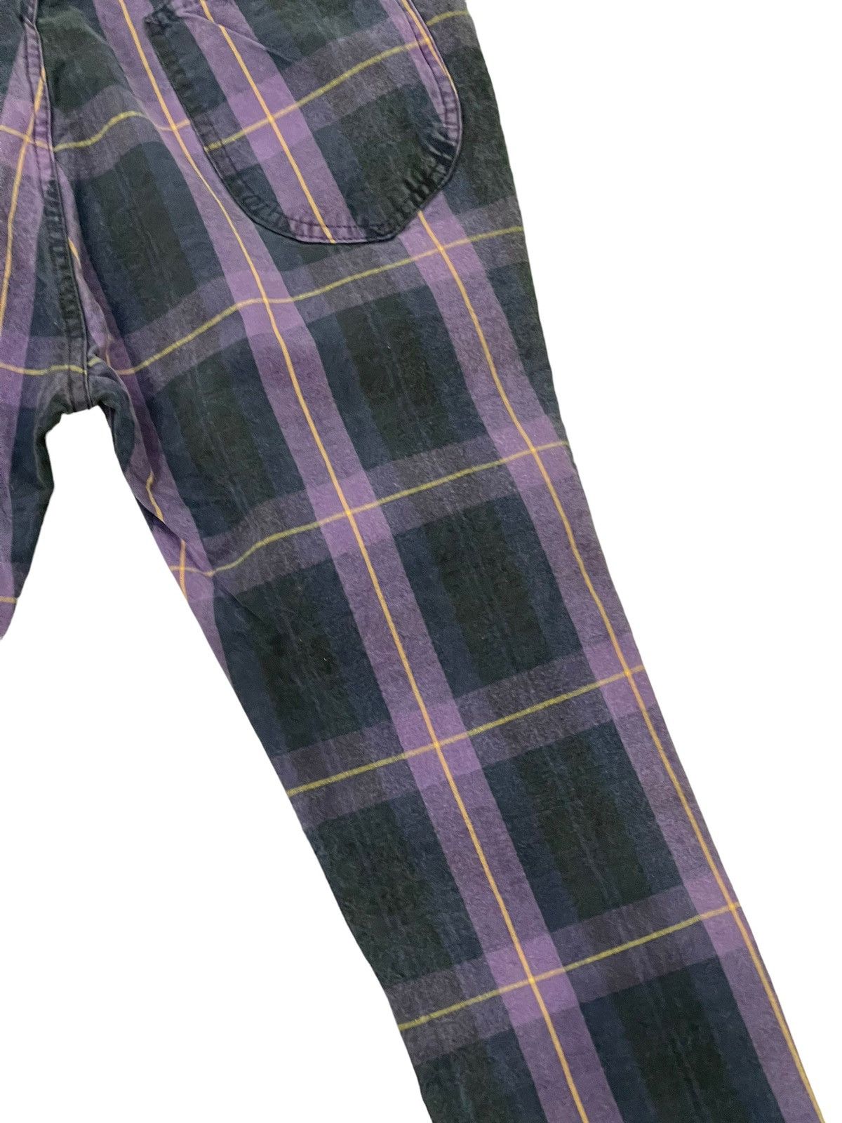 Japanese Brand Drop Croth Kapital Check Pant Slim 5🟦8 Size US 28 / EU 44 - 7 Thumbnail