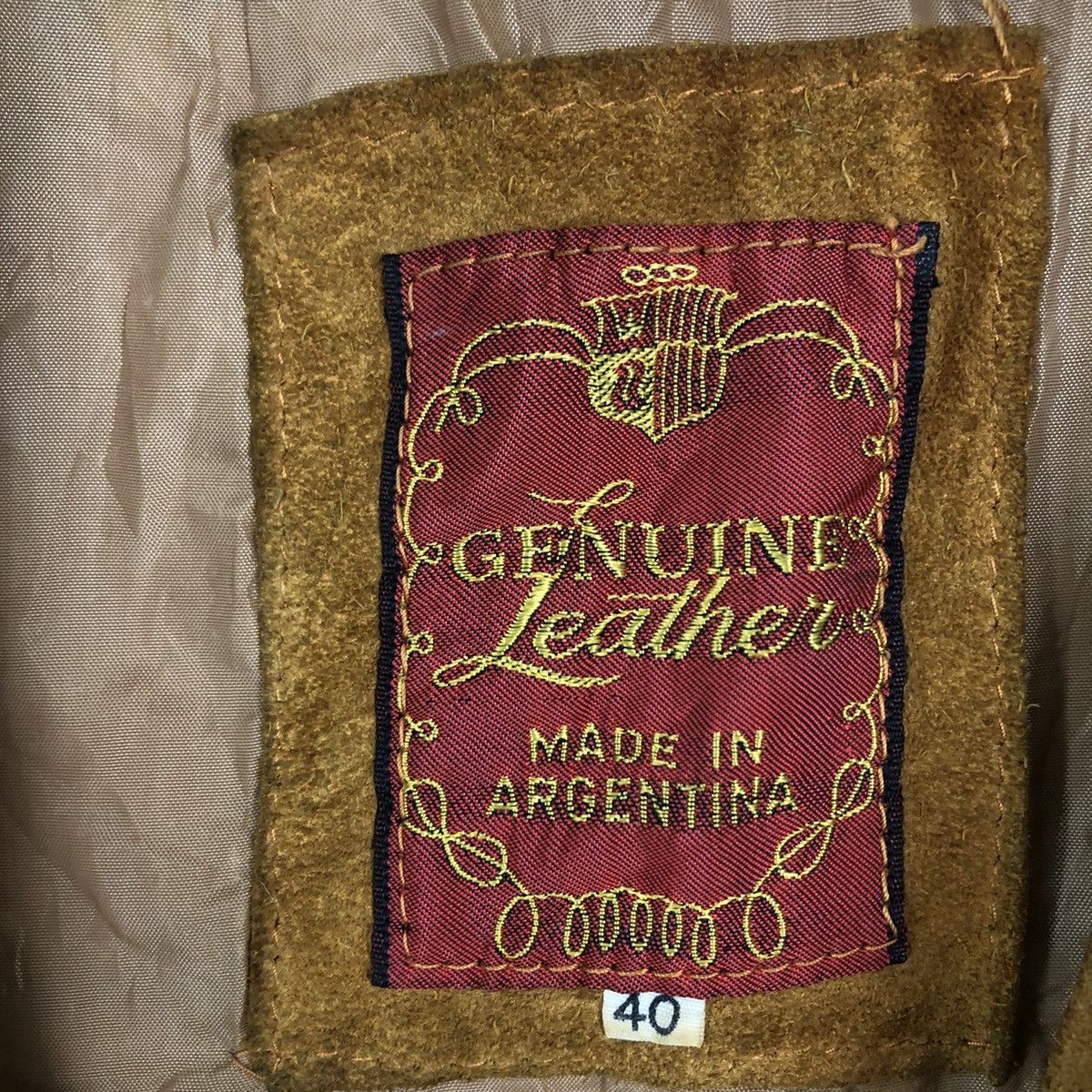 Genuine Leather VINTAGE GENUINE LEATHER JACKET MADE IN ARGENTINA Size US M / EU 48-50 / 2 - 12 Thumbnail