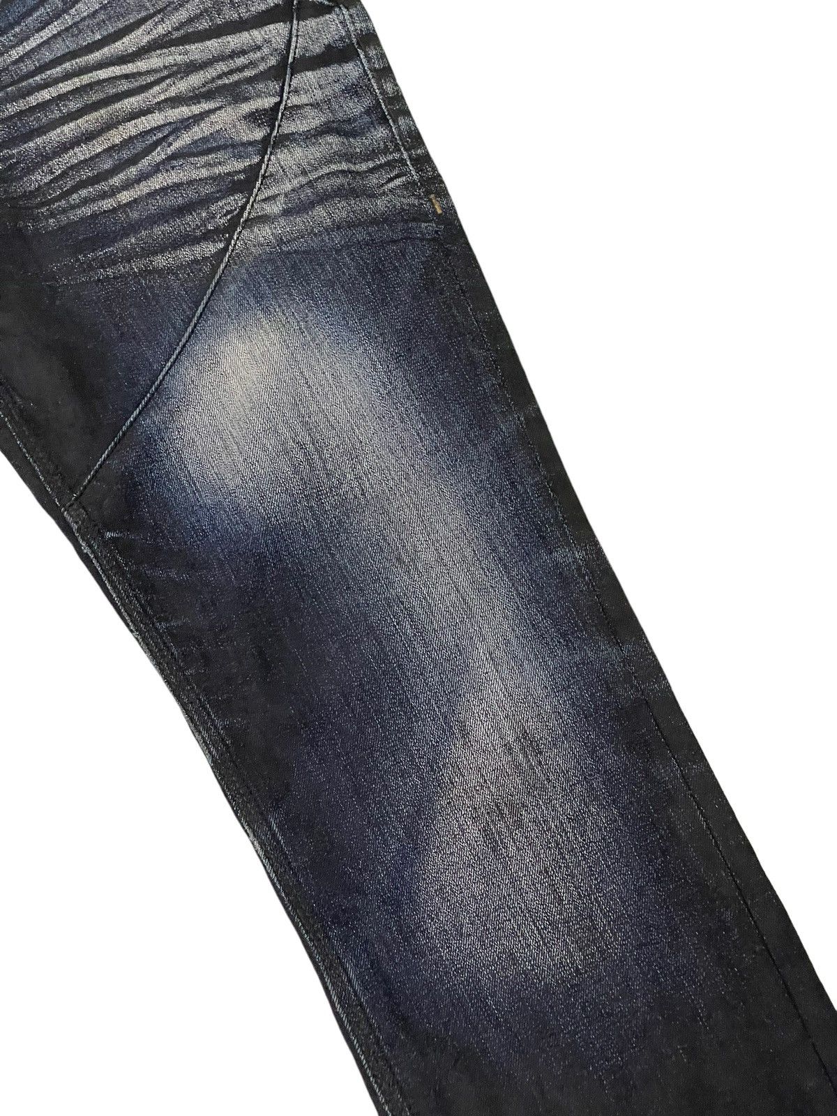 Japanese Brand Slim Jeans Nicole Club Coated Denim Clawmark Stretch 5🟦8 Size US 32 / EU 48 - 7 Thumbnail