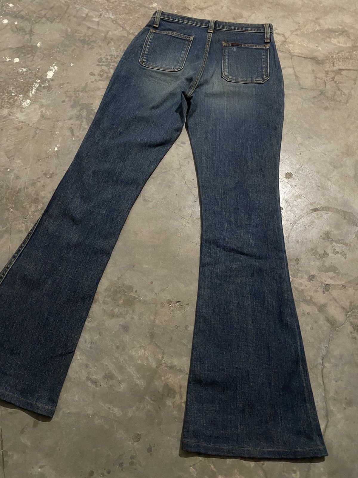 Hysteric Glamour × If Six Was Nine × Le Grande Bleu (L.G.B.) Flare Jeans Edwin Brappers Mud Rusty Grunge Jeans Size US 26 / EU 42 - 6 Thumbnail