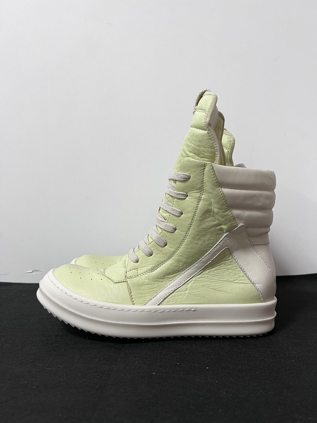 Rick Owens Rick owens fw18 lime geobasket sz37.5 Size US 7.5 / IT 37.5 - 2 Thumbnail