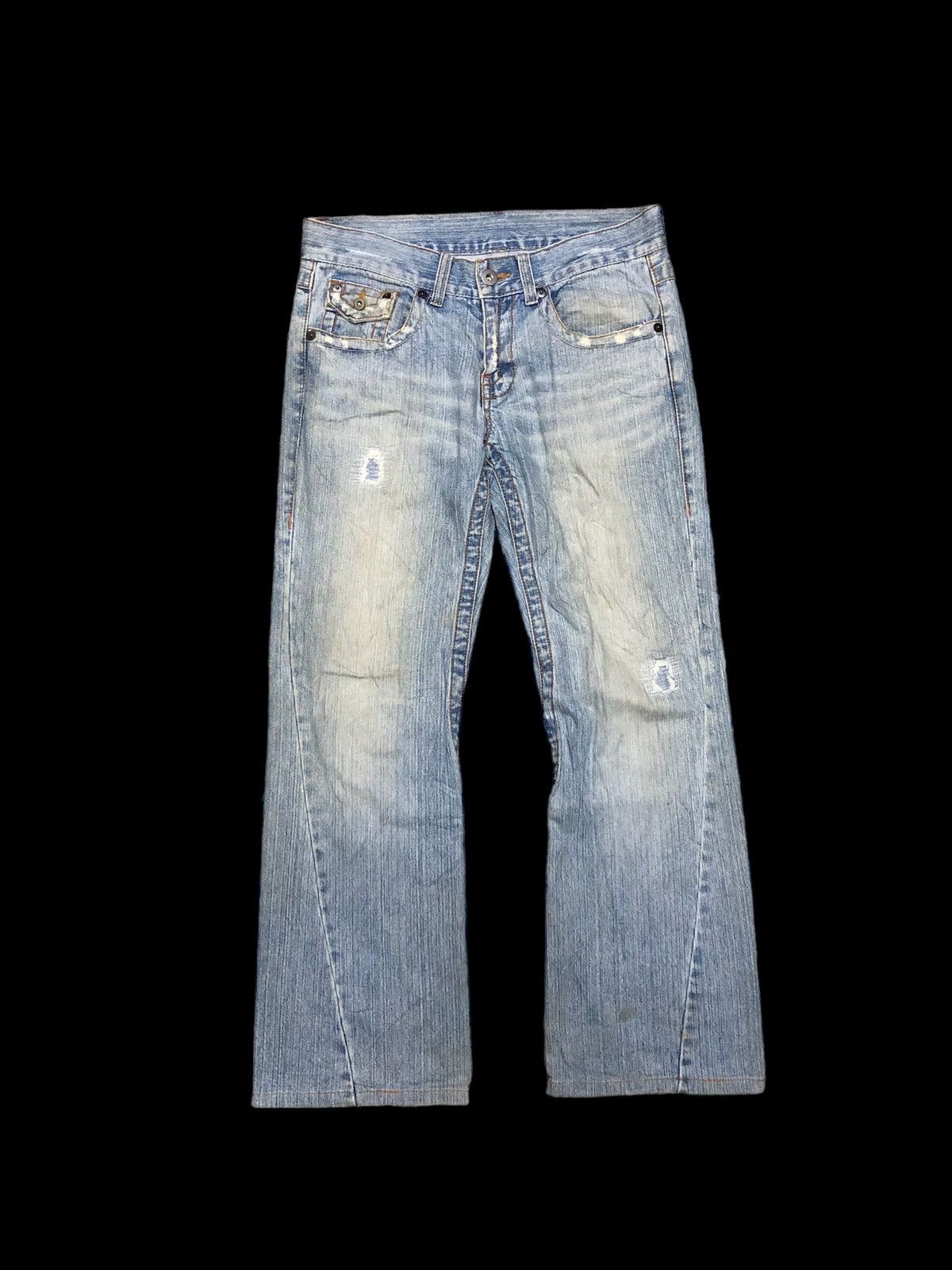 Hypebeast FLARE TWIST DENIM Size US 32 / EU 48 - 1 Thumbnail