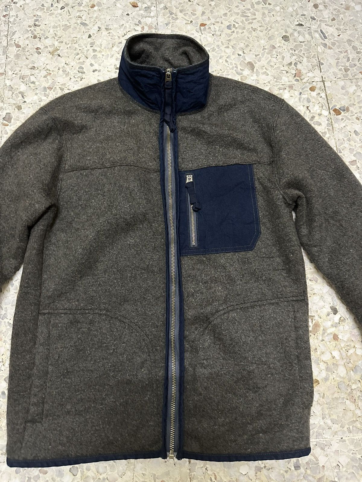 RRL Ralph Lauren RRL Ralph Lauren Fleece Jacket Design Single Denim Pocket Size US XS / EU 42 / 0 - 3 Thumbnail