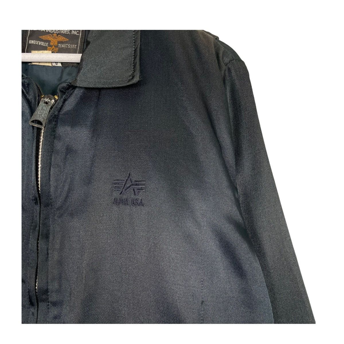 Alpha Industries × Vintage 💥90s ALPHA INDUSTRIES USA HARRINGTON BOMBER STYLE JACKET Size US M / EU 48-50 / 2 - 6 Thumbnail