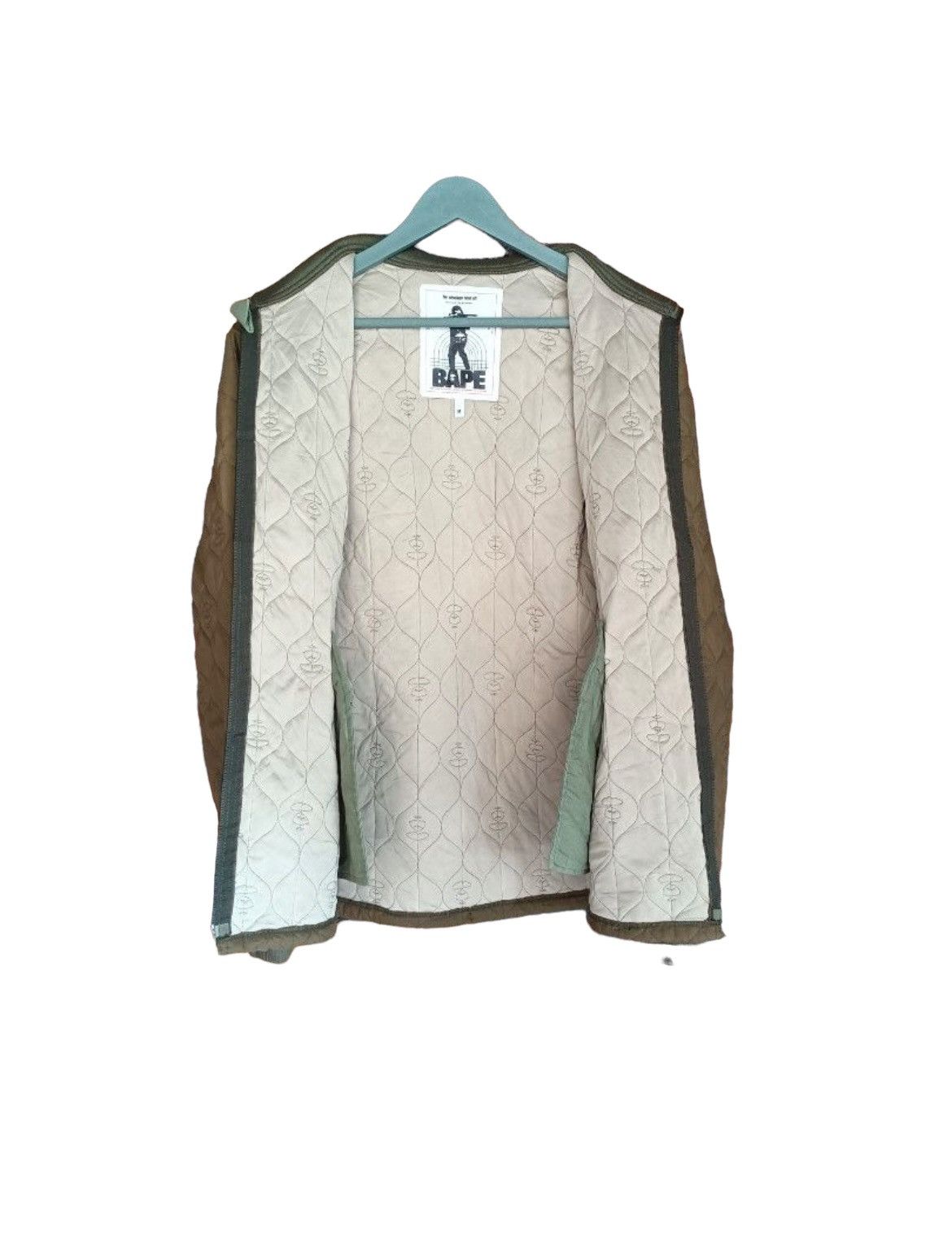 Bape 1990s Bathing Ape General Quilted Turtleneck Bomber Jacket Size US M / EU 48-50 / 2 - 4 Thumbnail