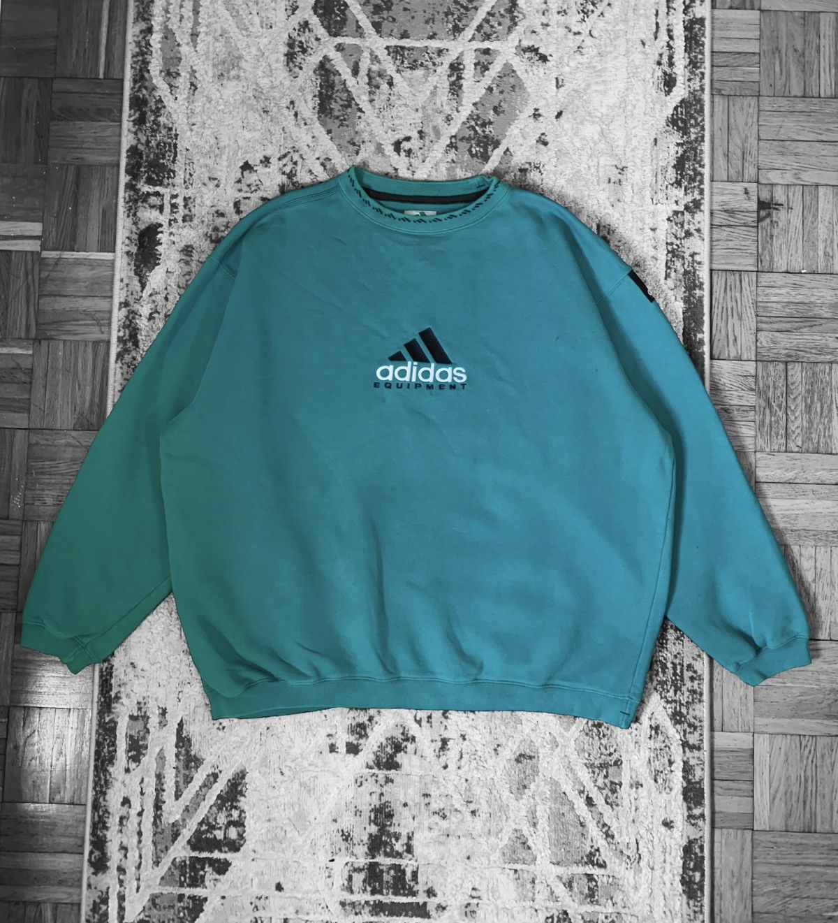 Adidas Adidas Equipment vintage sweatshirt Size US L / EU 52-54 / 3 - 4 Thumbnail