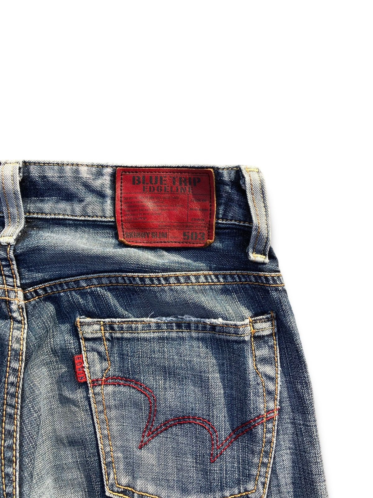 Edwin Vintage 90s Edwin Summer Blue Trip Size US 30 / EU 46 - 13 Thumbnail