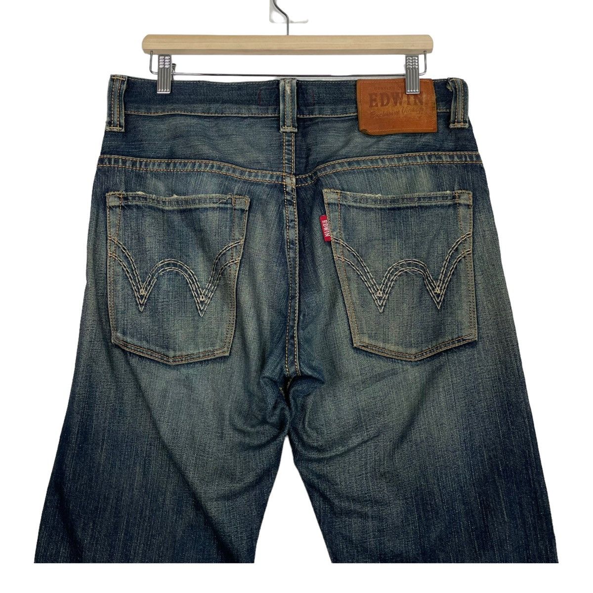 Edwin × Japanese Brand FLARE 💥 EDWIN EXCLUSIVE DENIM JEAN Size US 34 / EU 50 - 11 Thumbnail