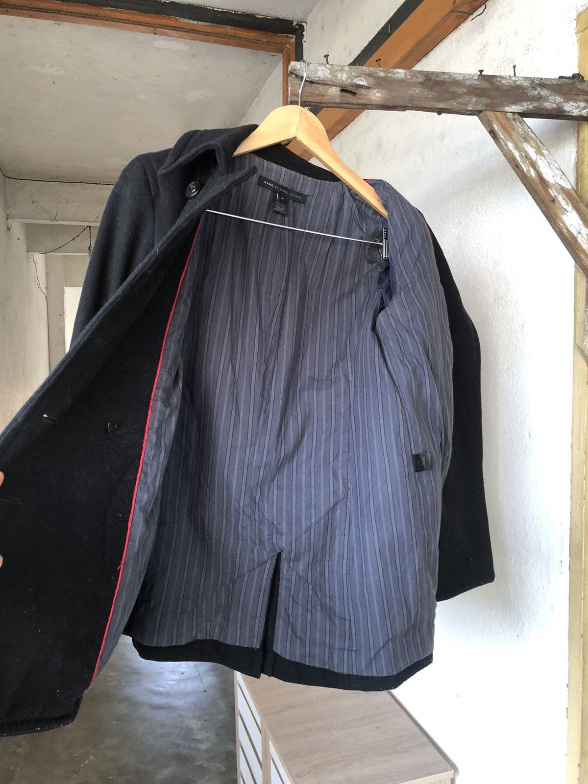 Marc Jacobs Marc by Marc Jacobs Double Breasted Wool Peacoat Size US M / EU 48-50 / 2 - 18 Thumbnail