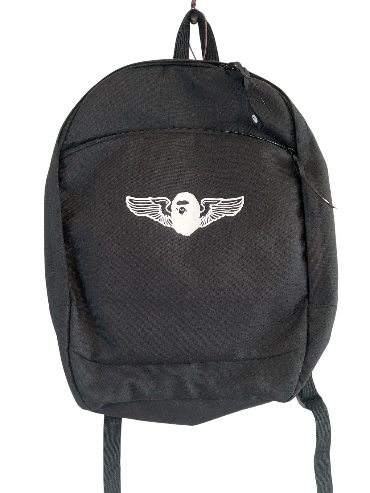 Bape BAPE Military Backpack Black Logo Book Bag A Bathing Ape abc Grailed