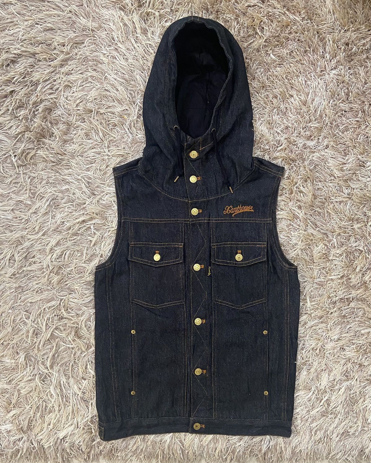 Japanese Brand Xanthous Denim Blue Stylish Jacket Size M / US 6-8 / IT 42-44 - 1 Thumbnail