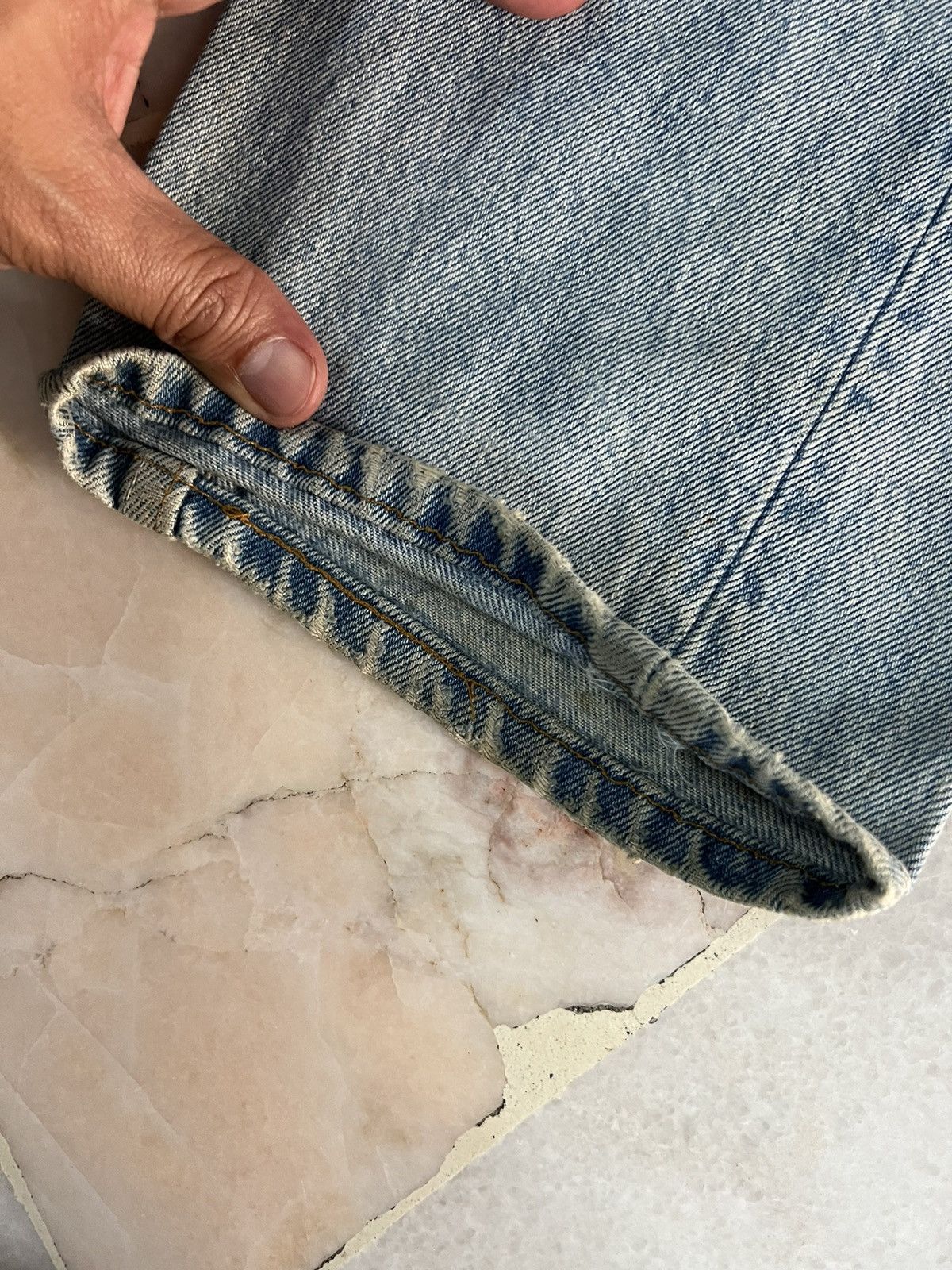 If Six Was Nine × Levi's LAST DROP 🔥Vintage 90’s Levis 501 Distressed Denim Jeans Size US 30 / EU 46 - 6 Thumbnail