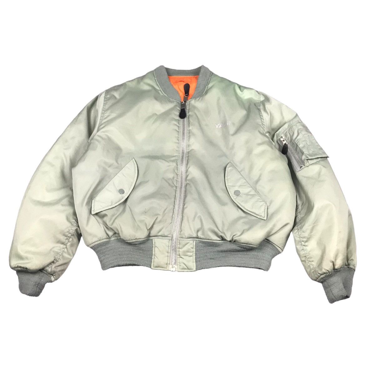 Japanese Brand BOMBER YAGI JACKET FLYER MA-1 FADED JACKET Size US M / EU 48-50 / 2 - 1 Thumbnail