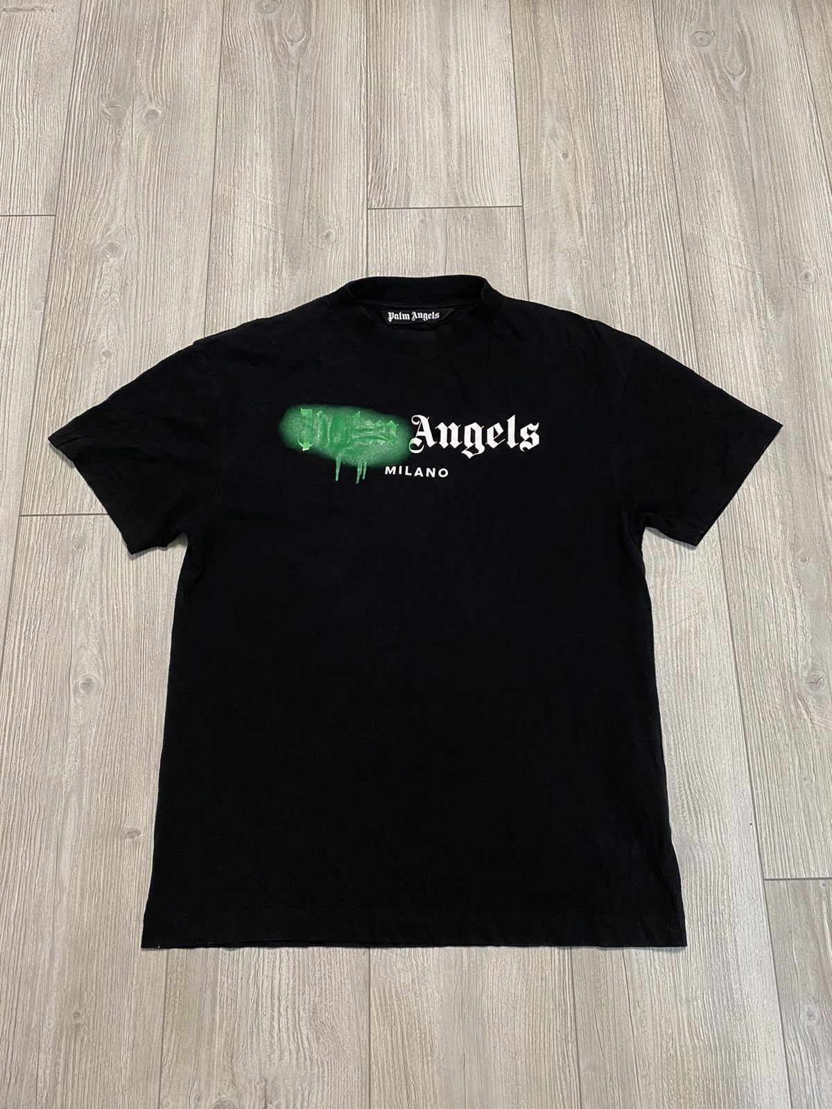 Palm Angels Palm Angels Signature Spray Milano T-Shirt Size US M / EU 48-50 / 2 - 1 Thumbnail
