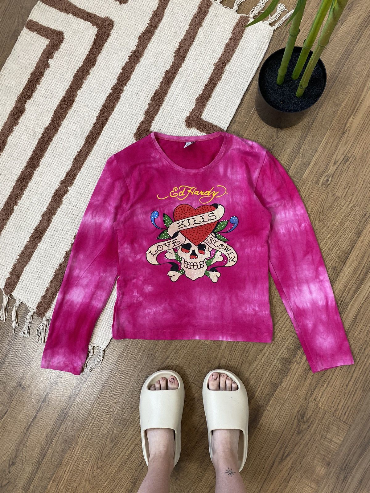 Ed Hardy VINTAGE ED HARDY TIE DAY LONGSLEEVE Size M / US 6-8 / IT 42-44 - 1 Thumbnail