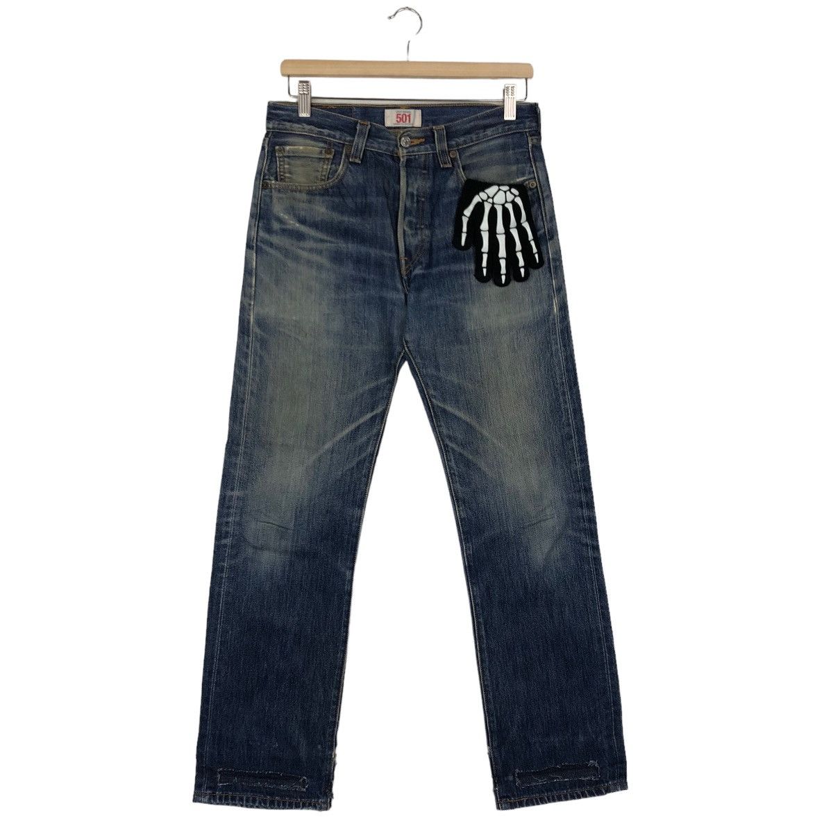 Levi's VINTAGE LEVI’ S ORIGINAL 501 DENIM STRAIGHT CUT Size US 30 / EU 46 - 1 Thumbnail