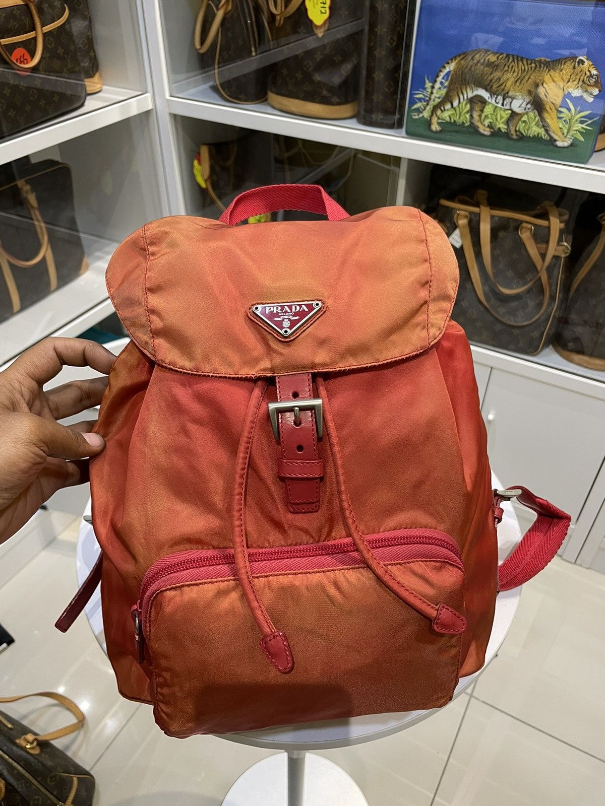 Prada AUTHENTIC PRADA NYLON BACKPACK -1861 Size ONE SIZE - 8 Thumbnail