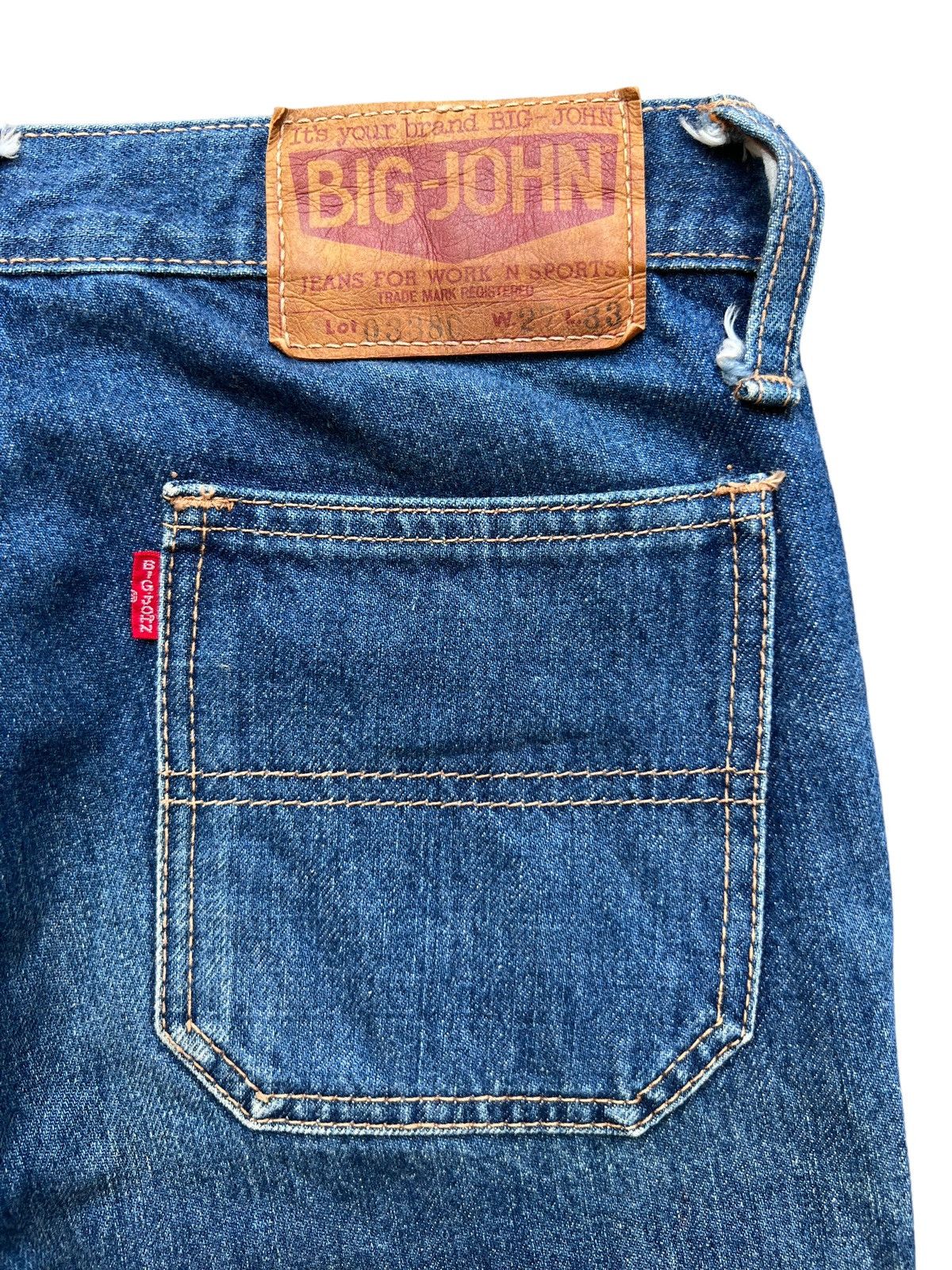 Vintage Vintage 80s Big John Bell Bottom BootCut Flared Jeans 25x30 Size 25" / US 0 / IT 36 - 9 Thumbnail