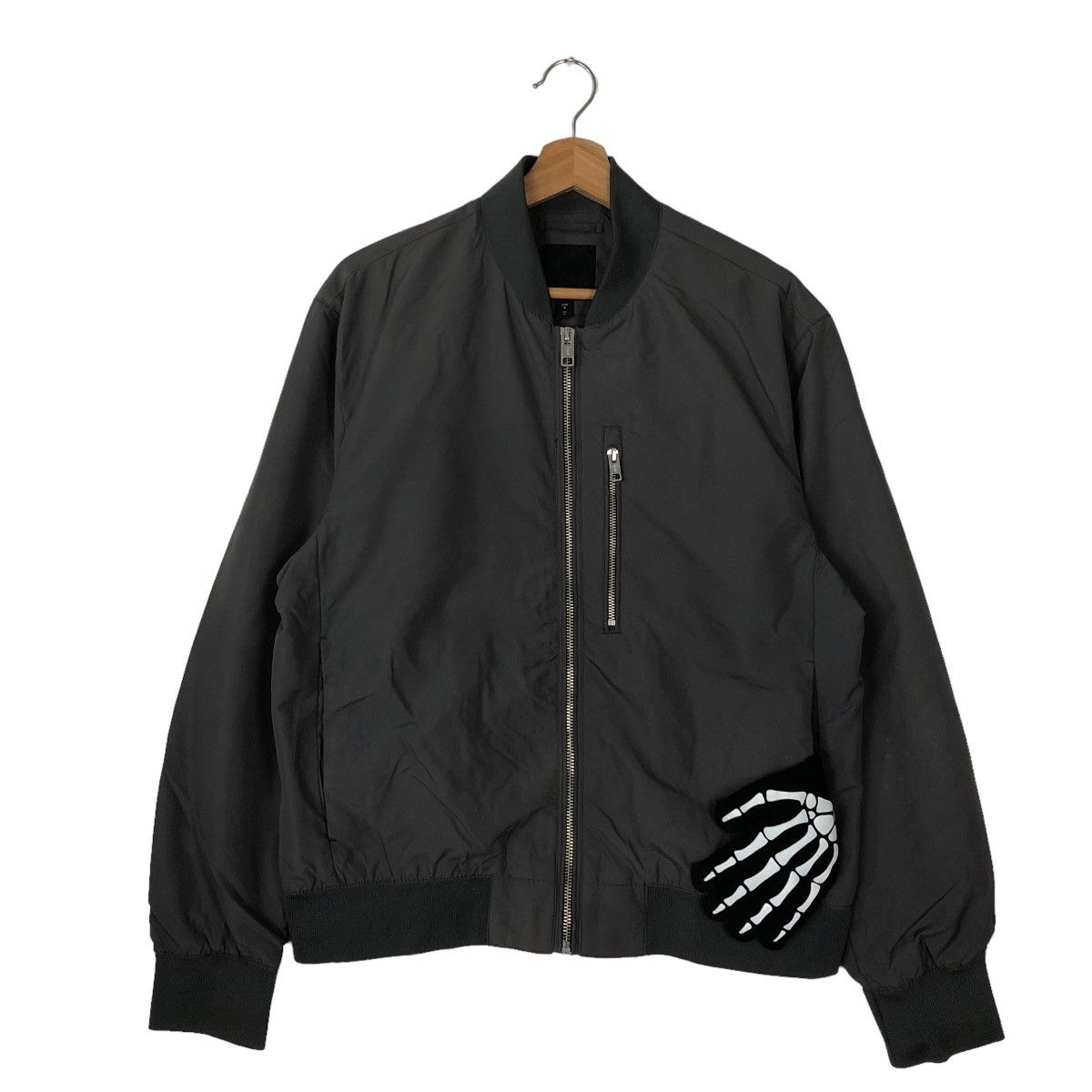 Japanese Brand VINTAGE BOMBER JACKET VARSITY H&M JAPAN ISSEY MIYAKE STYLE Size US M / EU 48-50 / 2 - 1 Thumbnail