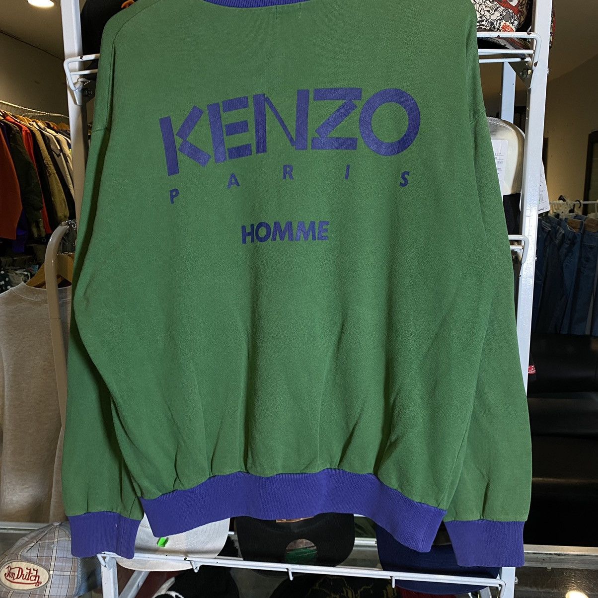 Kenzo Nice! Kenzo Paris Homme Crewneck Sweatshirt Big Logo Size US XL / EU 56 / 4 - 4 Thumbnail