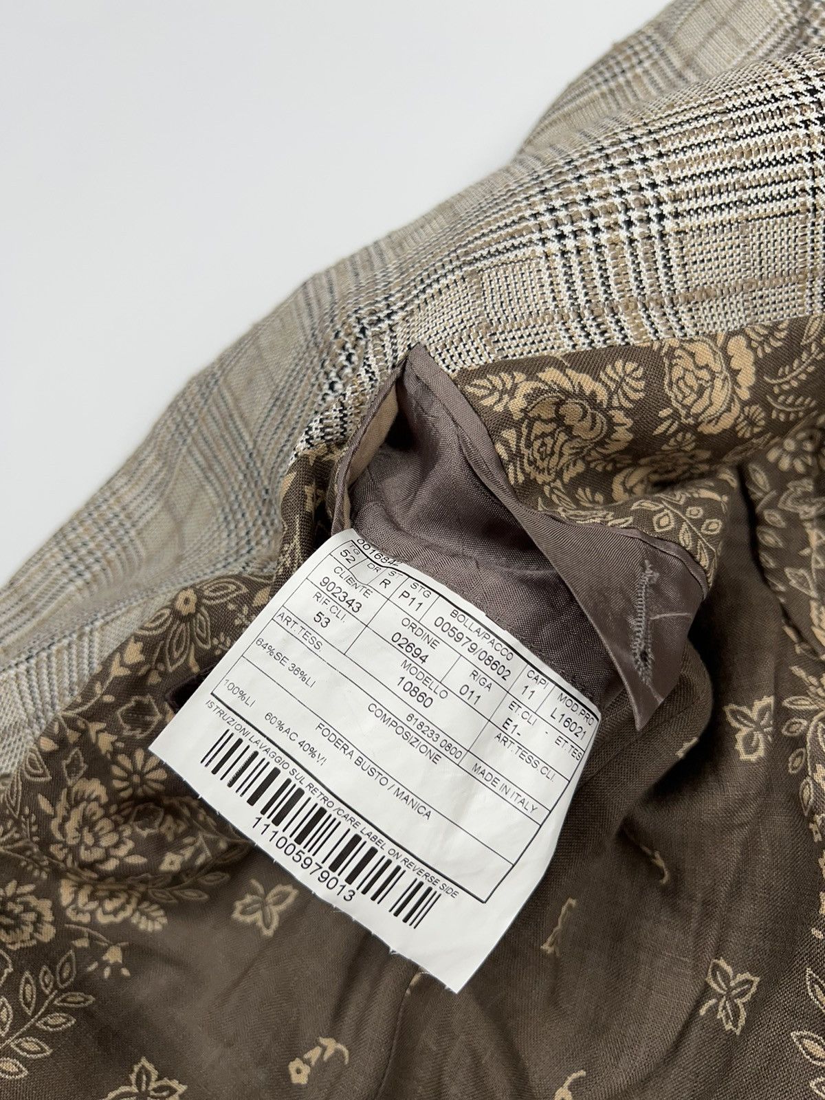 Etro Etro Linen Bandana Canvas Blazer Jacket Size 42R - 14 Thumbnail