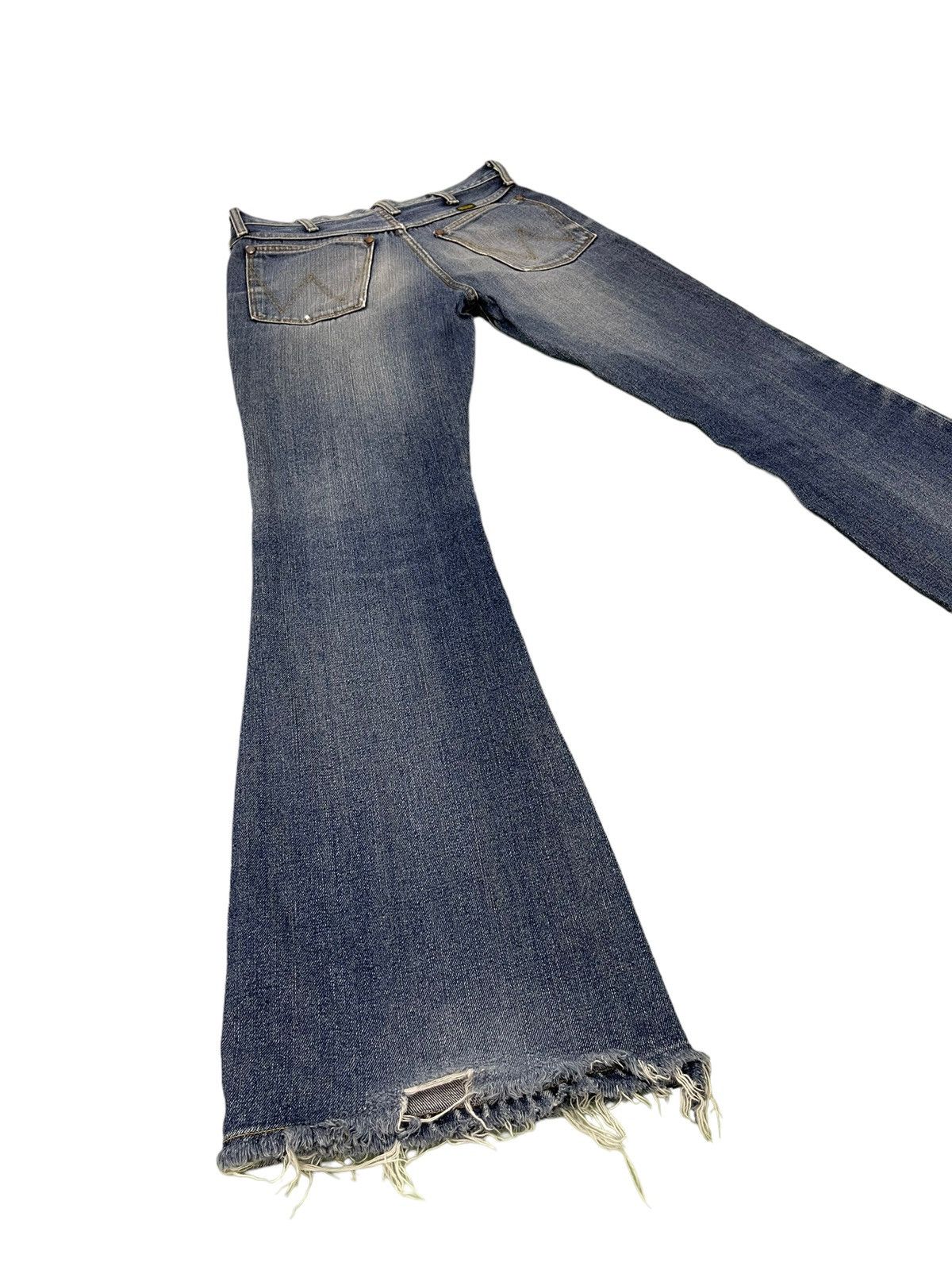 Japanese Brand Flare Jeans Vtg Wrangler Japan Distress Bell Bottom 6🟦0 Size US 30 / EU 46 - 11 Thumbnail