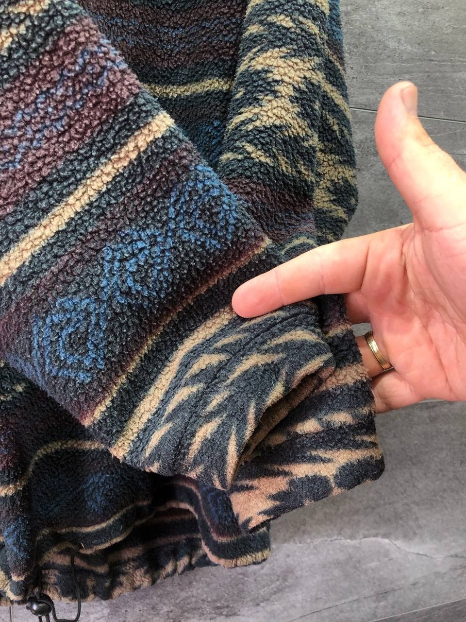 Jack Wolfskin Vintage 90s Jack Wolfskin Pull Over Navajo Fleece Jacket Size US M / EU 48-50 / 2 - 8 Thumbnail