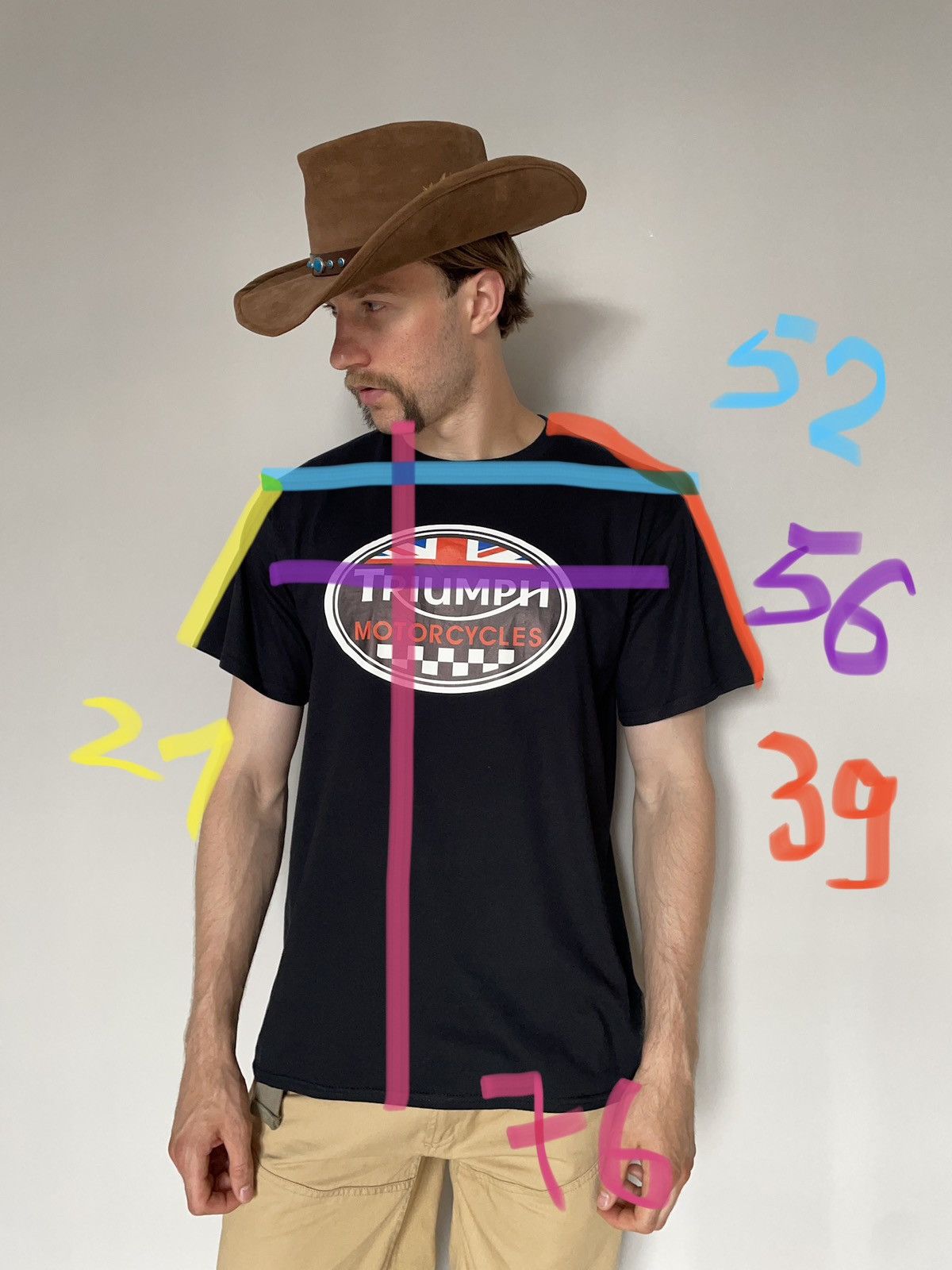 Gildan Triumph Motorcycle Gildan T-shirt Mens size 2XL Size US XXL / EU 58 / 5 - 10 Thumbnail