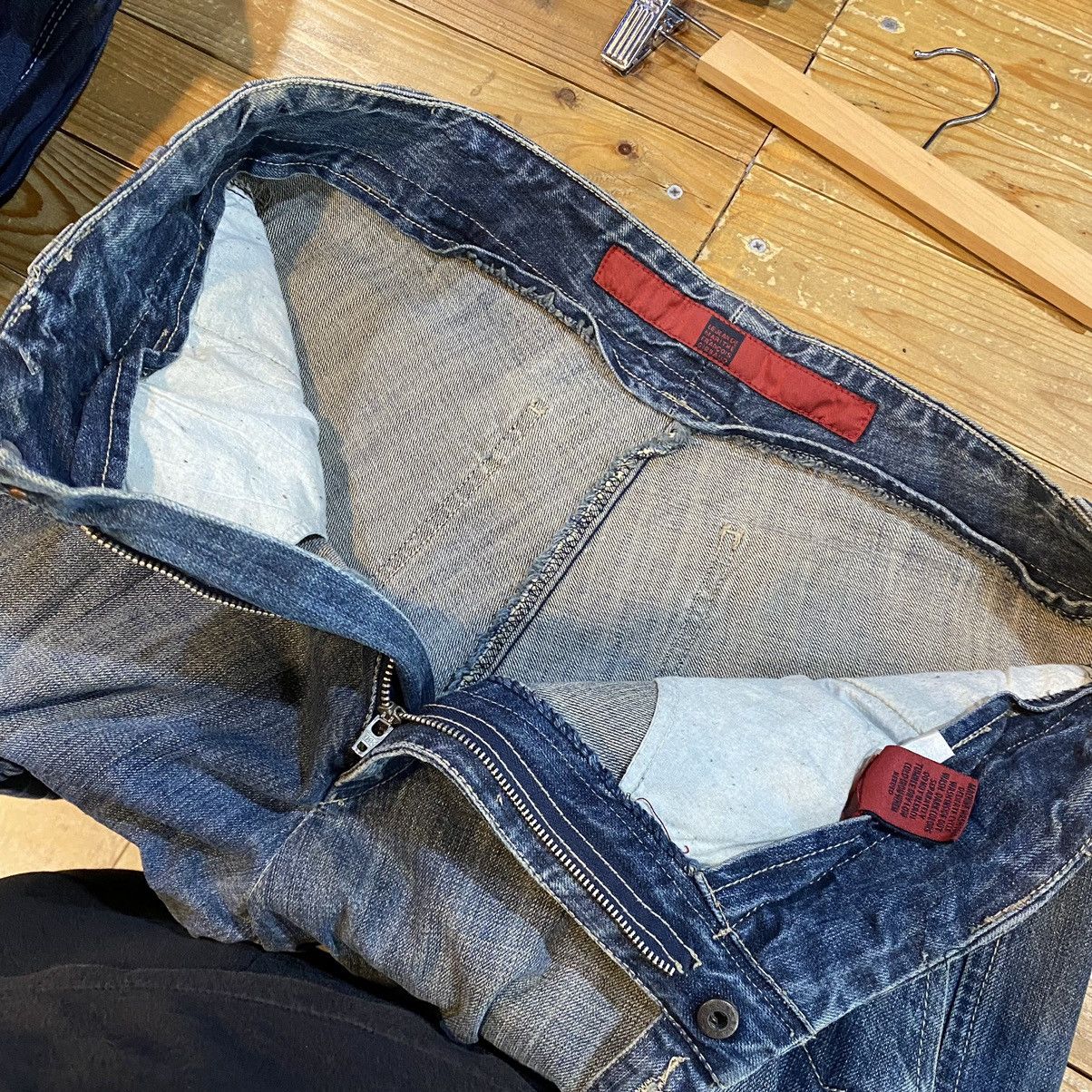 Marithe + Francois Girbaud Marithe Francois Girbaud Bondage Denim Pants Size US 36 / EU 52 - 17 Thumbnail