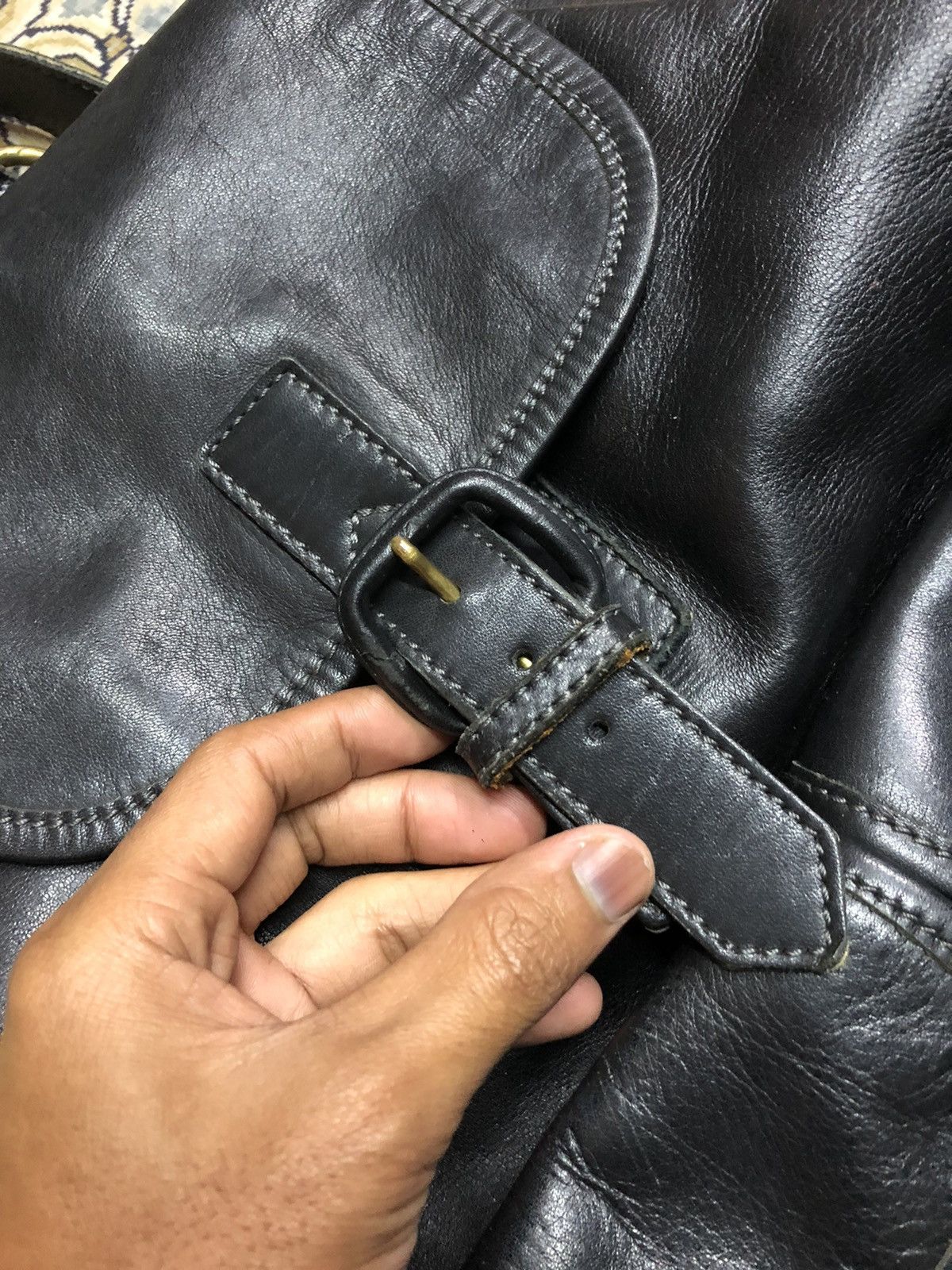 Leather MONSIEURI TOKYO LEATHER BACKPACK Size ONE SIZE - 11 Thumbnail