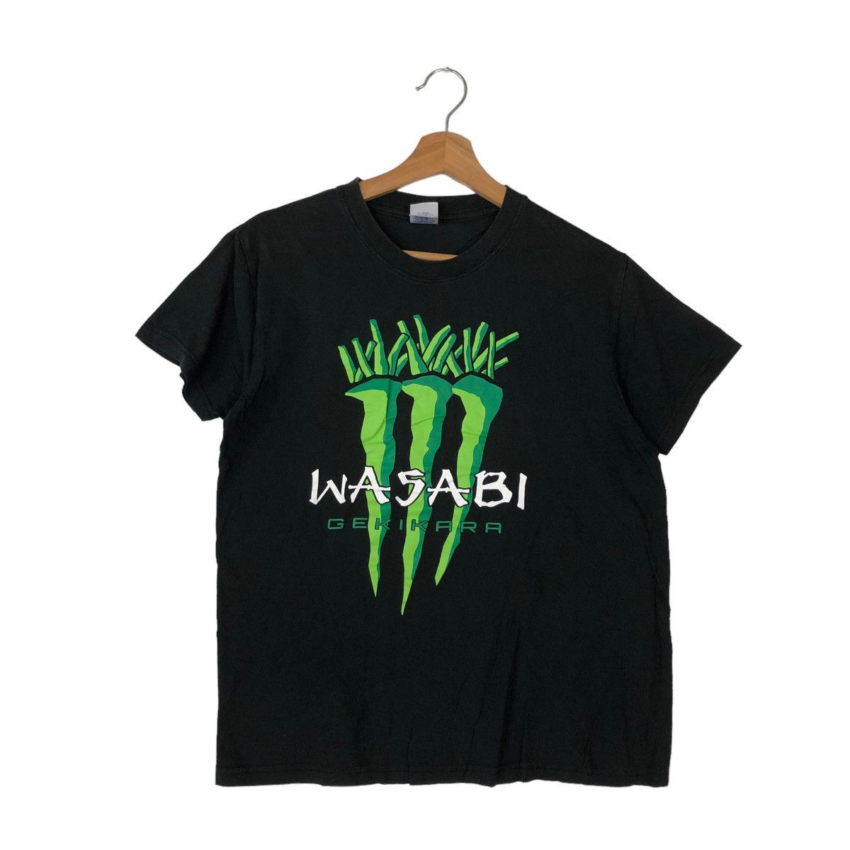 Japanese Brand VINTAGE PUNK DESIGN T-SHIRT PROMOTE WASABI GEKIKARA Size US M / EU 48-50 / 2 - 1 Thumbnail