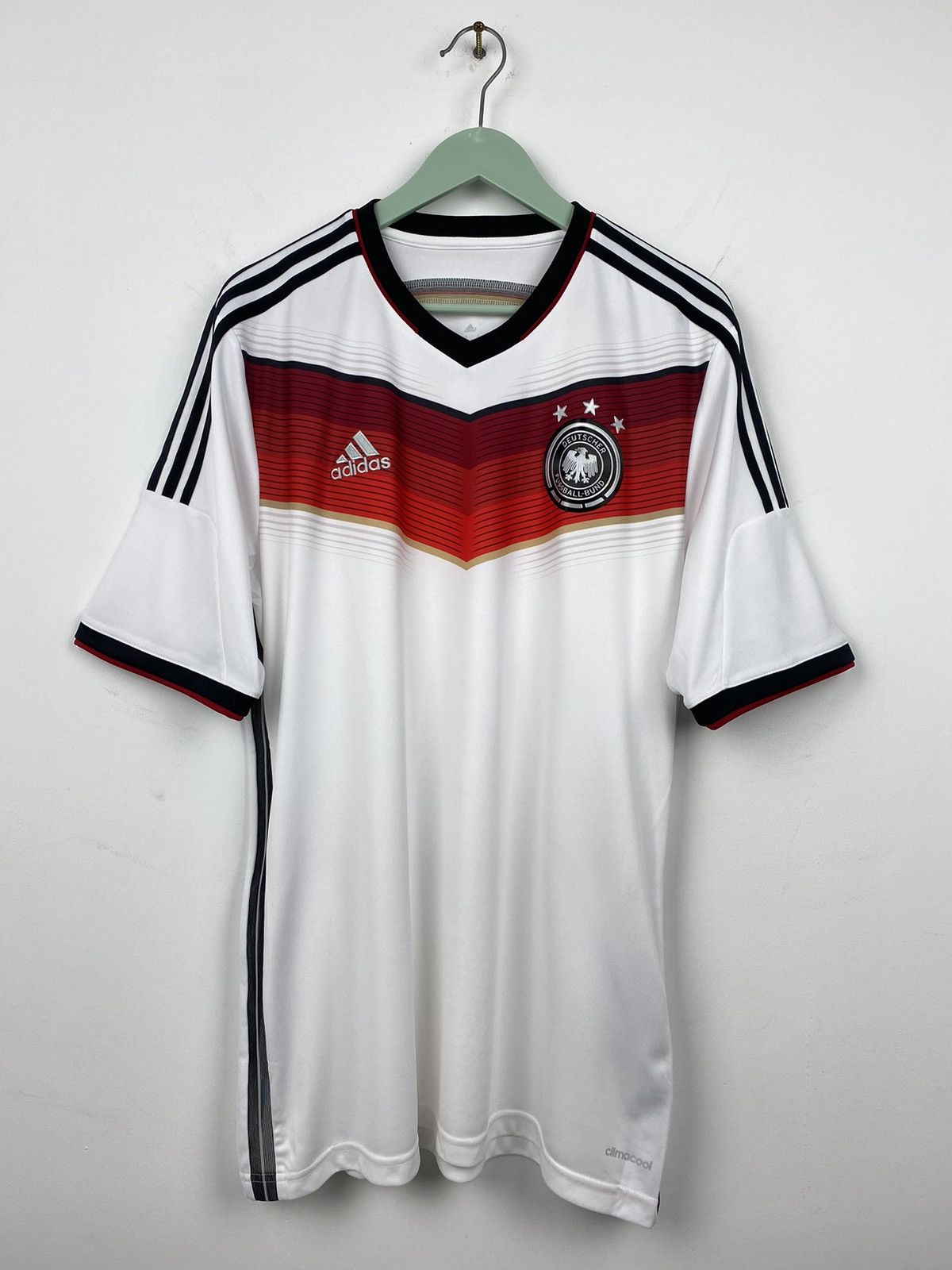 Adidas Germany National Team 2014 2015 Football Jersey Italy France Size US L / EU 52-54 / 3 - 1 Thumbnail