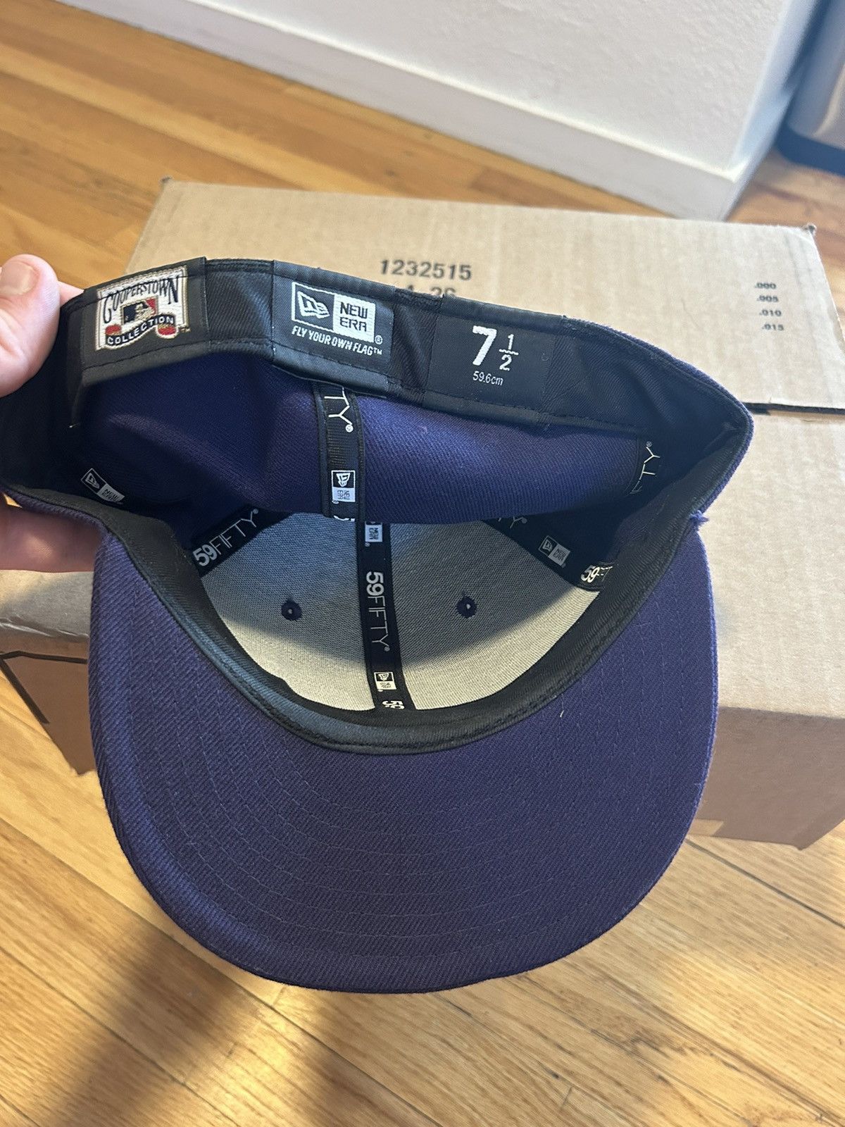 MLB Milwaukee Brewers New Era Hat Club 7 1/2 1994-1996 Logo Size ONE SIZE - 3 Thumbnail