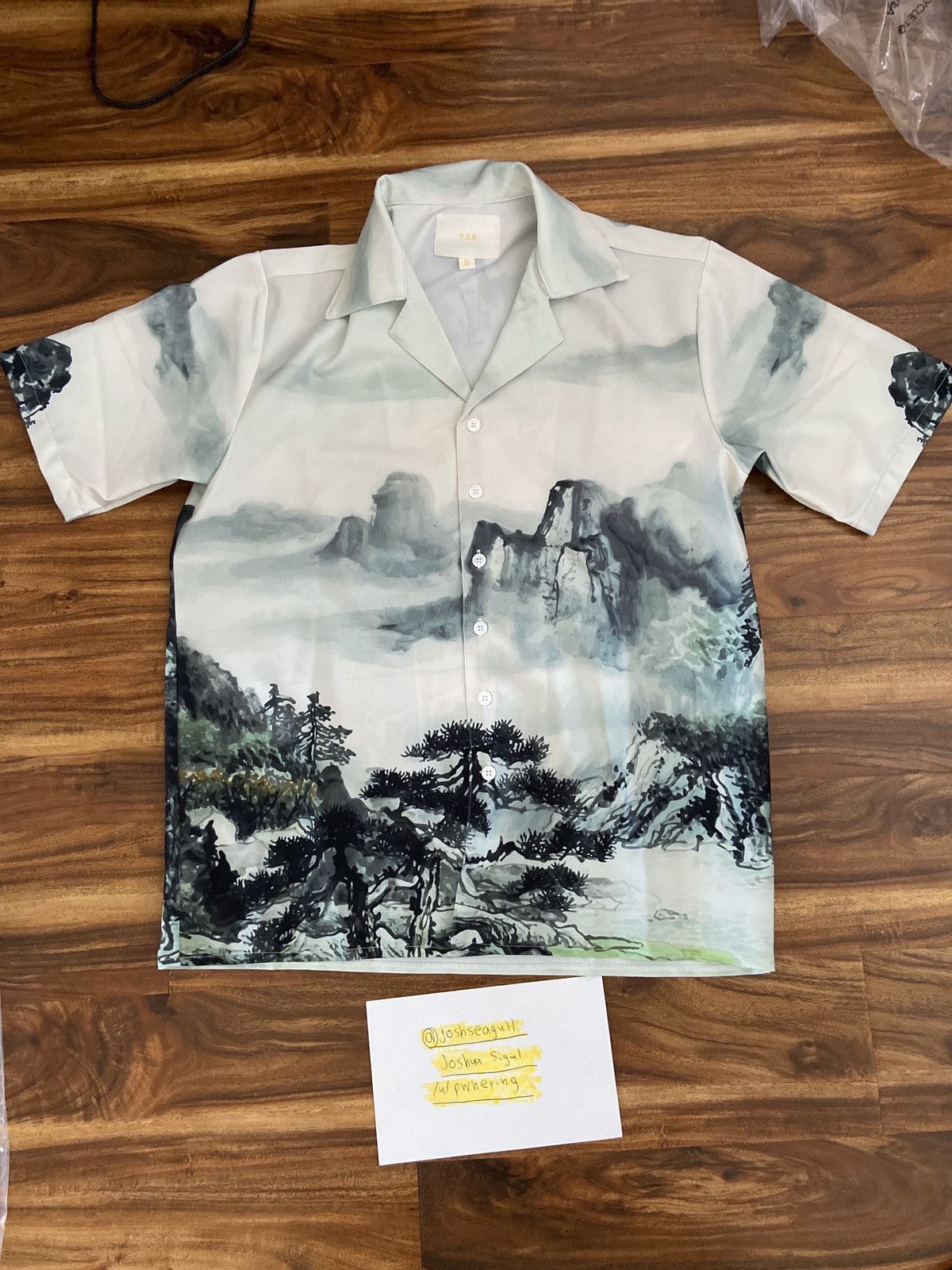 YITAI YTG/ Yitai Landscape Waterpaint Button up size S Size US S / EU 44-46 / 1 - 1 Thumbnail