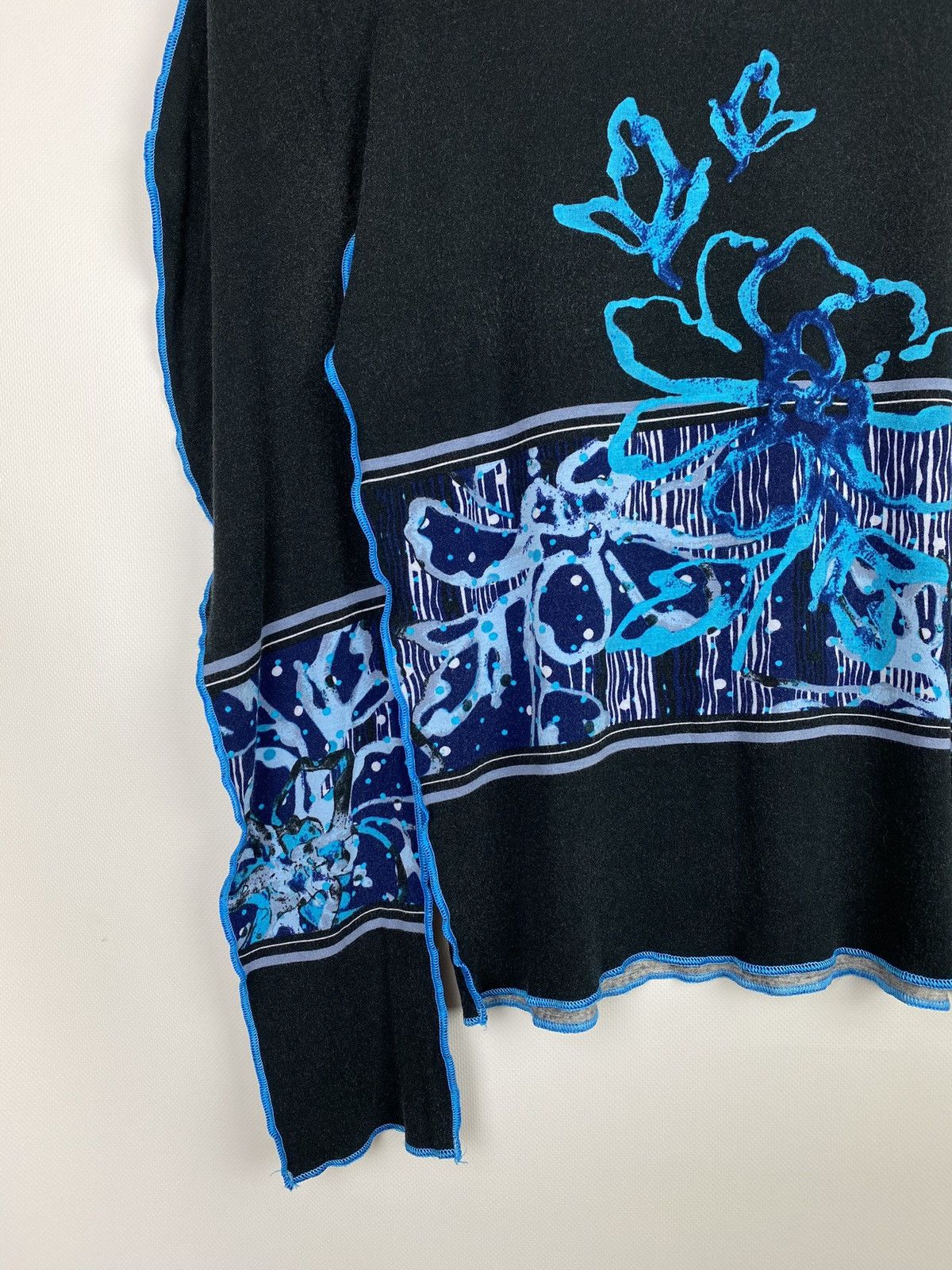 Kenzo VTG Y2K Kenzo Jeans ladie flower print long sleeve top tunic Size M / US 6-8 / IT 42-44 - 7 Thumbnail