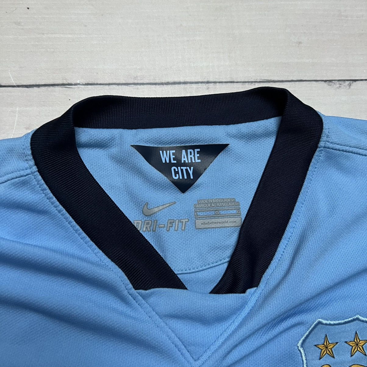 Fila Nike Manchester City Tee Tshirt Jersey Blue Home Kit Etihad Size US L / EU 52-54 / 3 - 5 Thumbnail