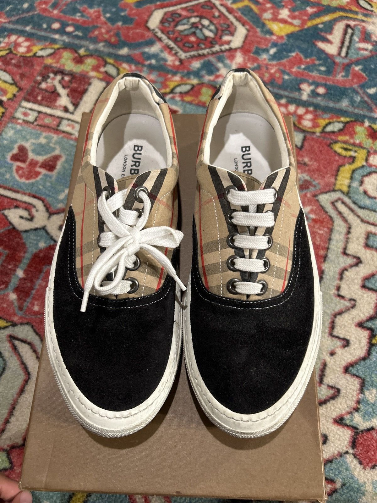 Burberry vans hot sale shoes