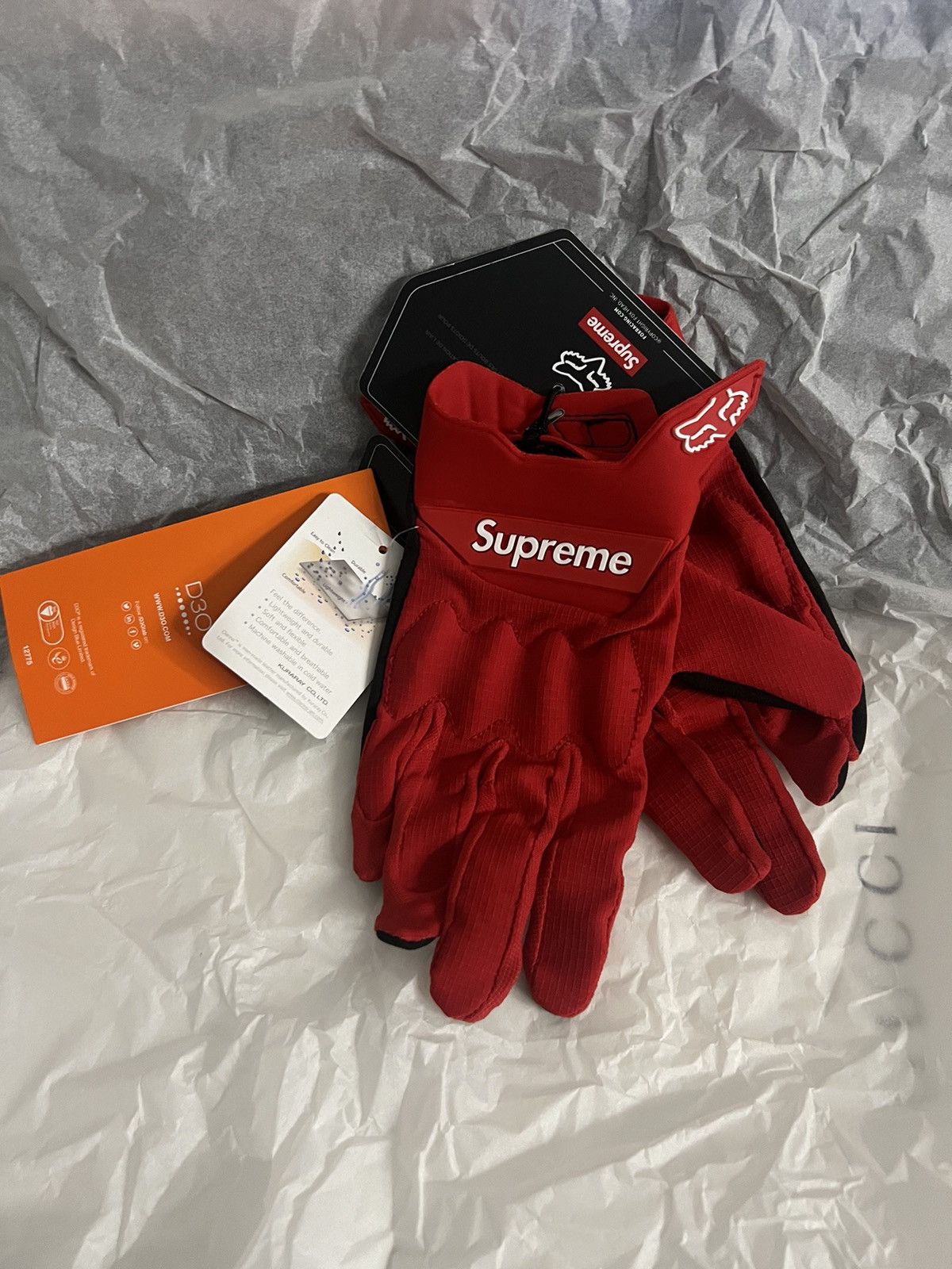 Supreme Supreme Fox Racing Bomber LT Gloves Retro