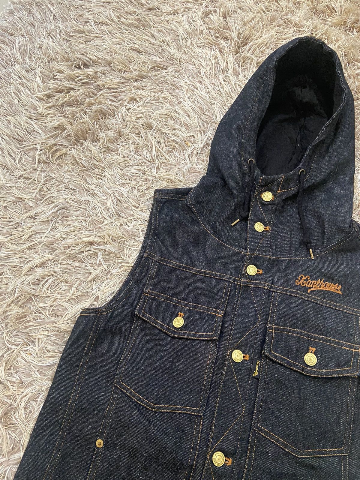 Japanese Brand Xanthous Denim Blue Stylish Jacket Size M / US 6-8 / IT 42-44 - 2 Thumbnail