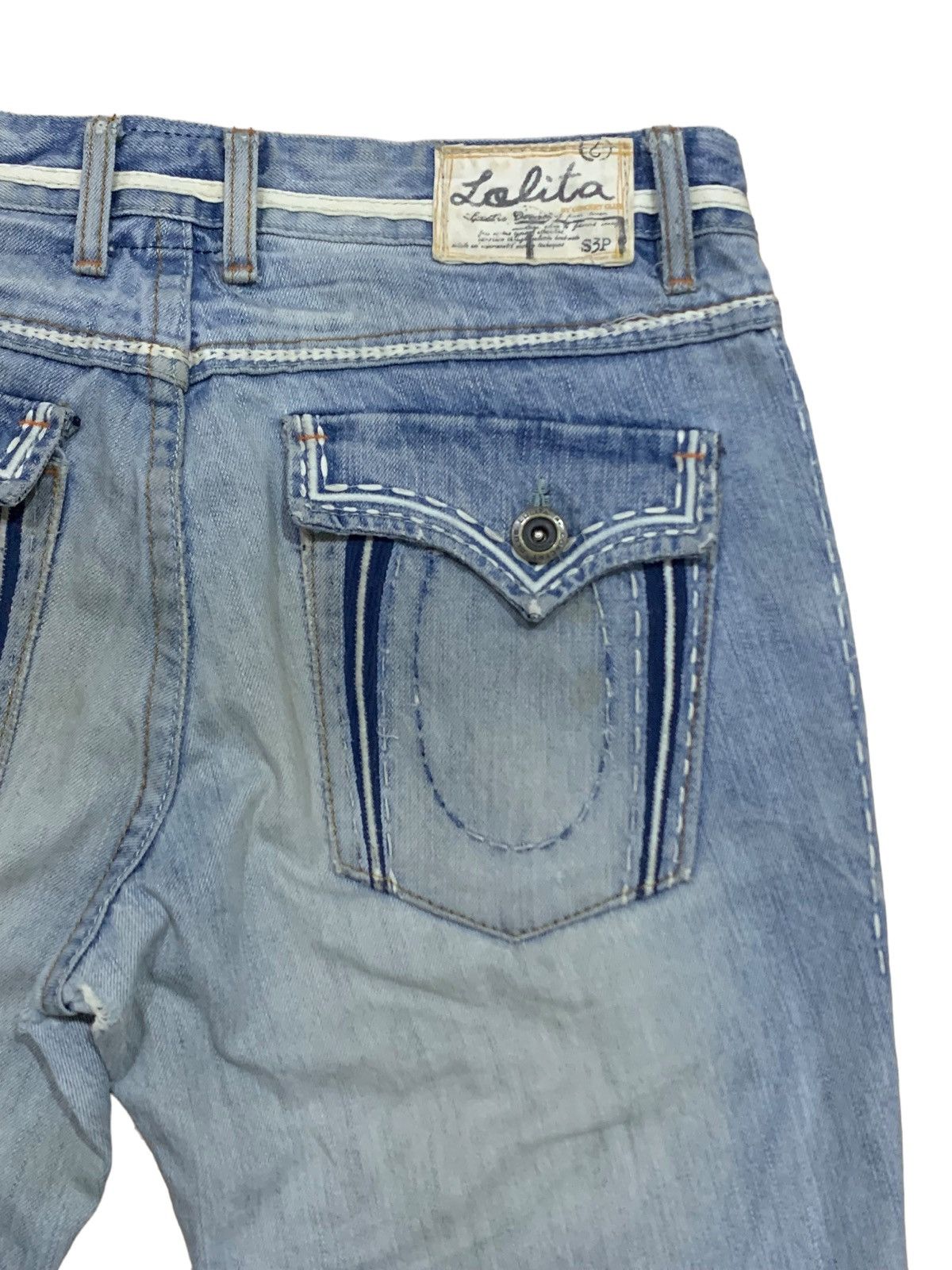 If Six Was Nine × Japanese Brand Vintage Yoshitomo Nara Lolita Japan Distressed Jean Size US 32 / EU 48 - 13 Thumbnail
