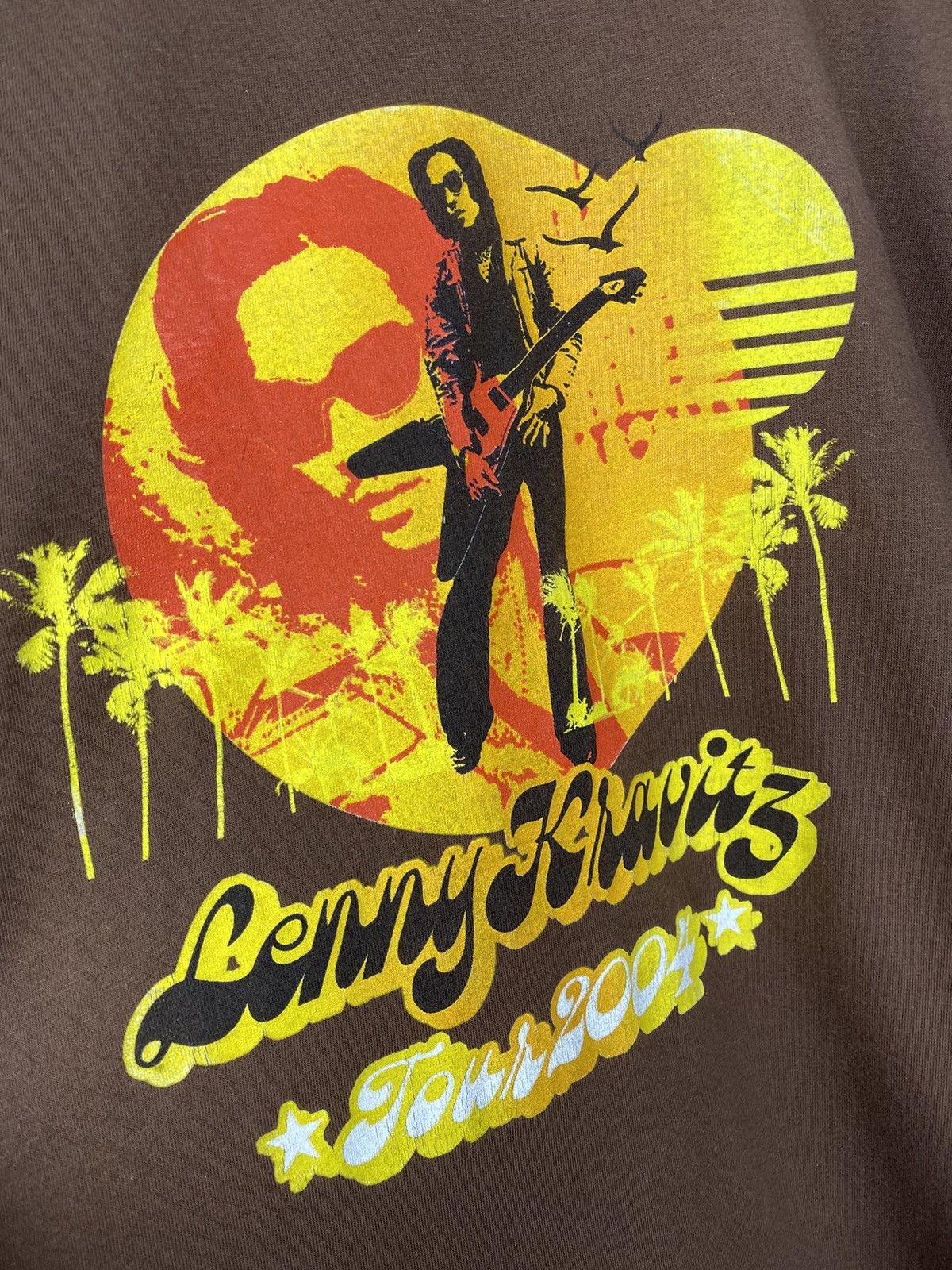 Band Tees Y2K Lenny Kravitz 2004 Tour T Shirt Tee like Jimy Hendrix Size US L / EU 52-54 / 3 - 3 Thumbnail