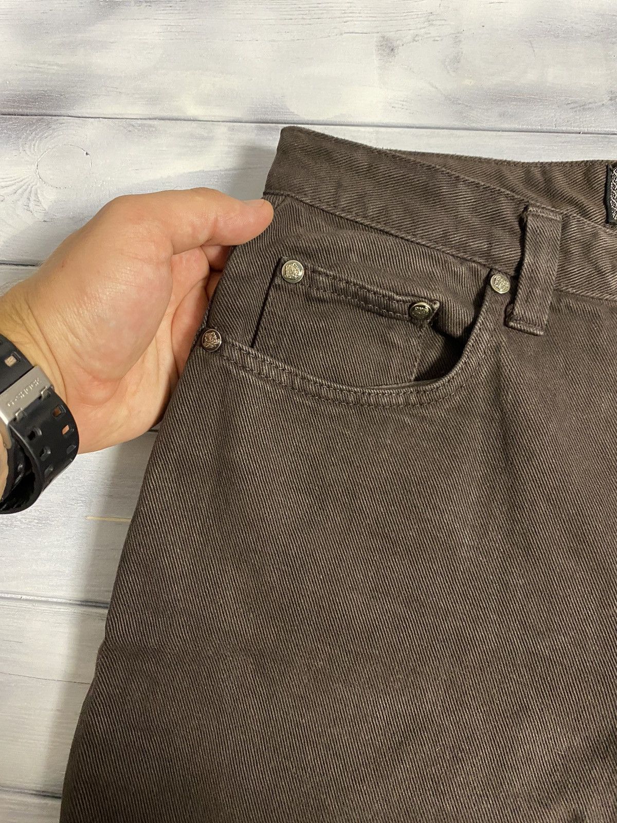 Versace Jeans Couture Rare Vintage Jeans Versace Medusa Gorgon Logo. Luxury. Size US 32 / EU 48 - 3 Thumbnail
