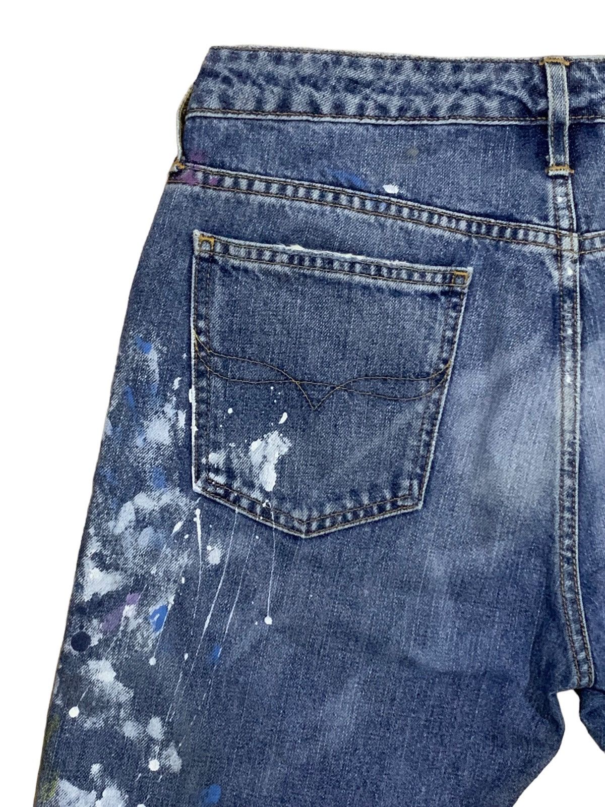 Polo Ralph Lauren Polo Ralph Lauren Astor Jillian Wash Paint Splatter Jeans Size US 32 / EU 48 - 13 Thumbnail